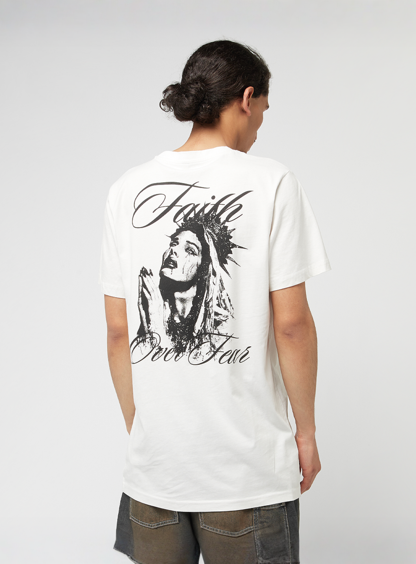 Mister Tee, Faith In Mary Tee, white, Image 1 of 5