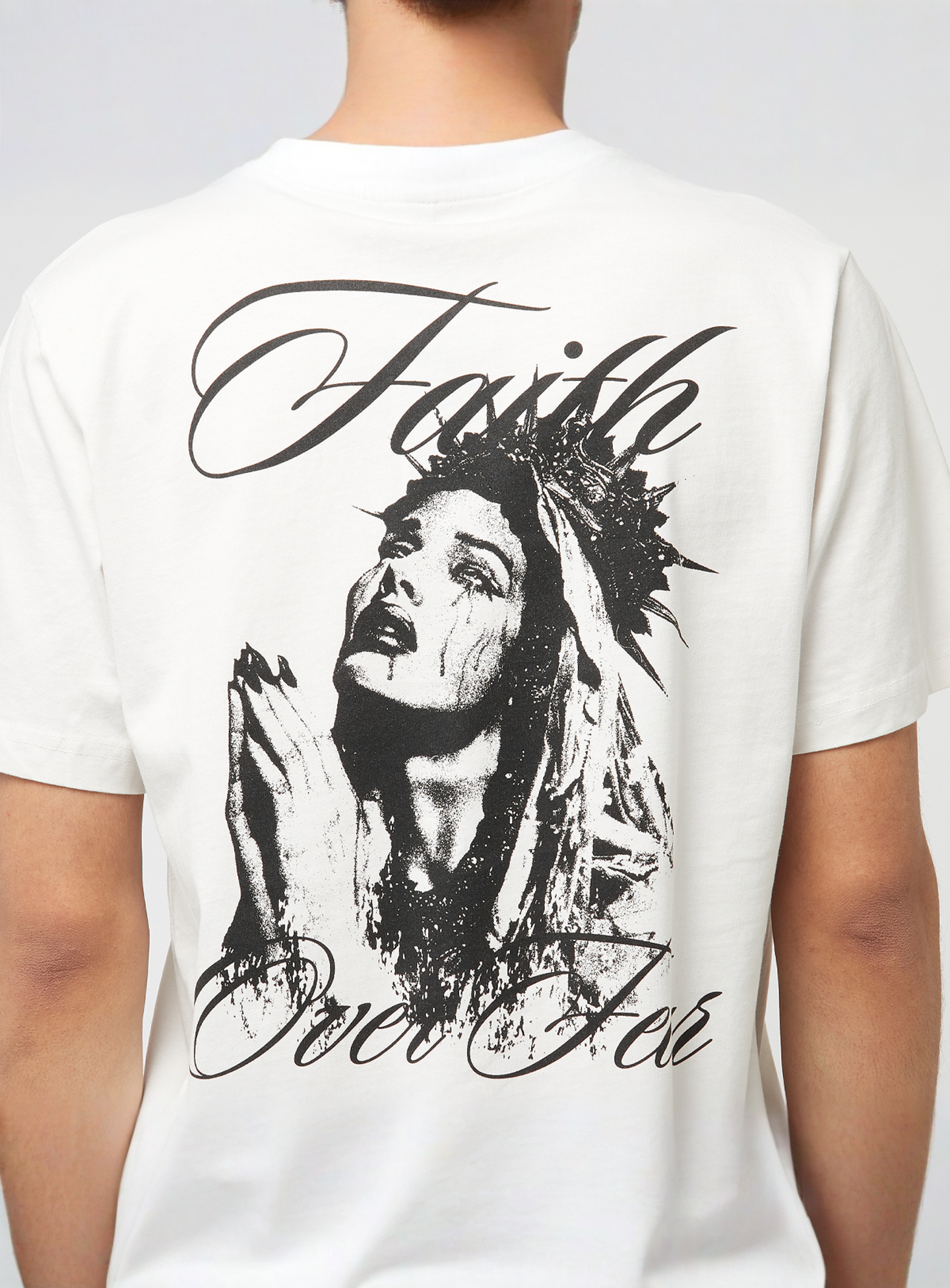 Mister Tee, Faith In Mary Tee, white, Image 4 of 5