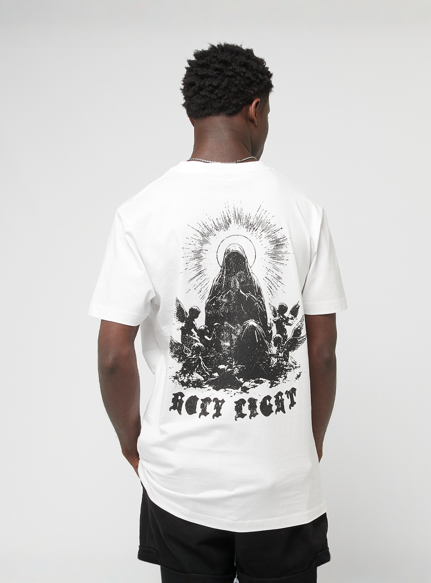 Mister Tee, Holy Light Tee, white, Image 1 of 5