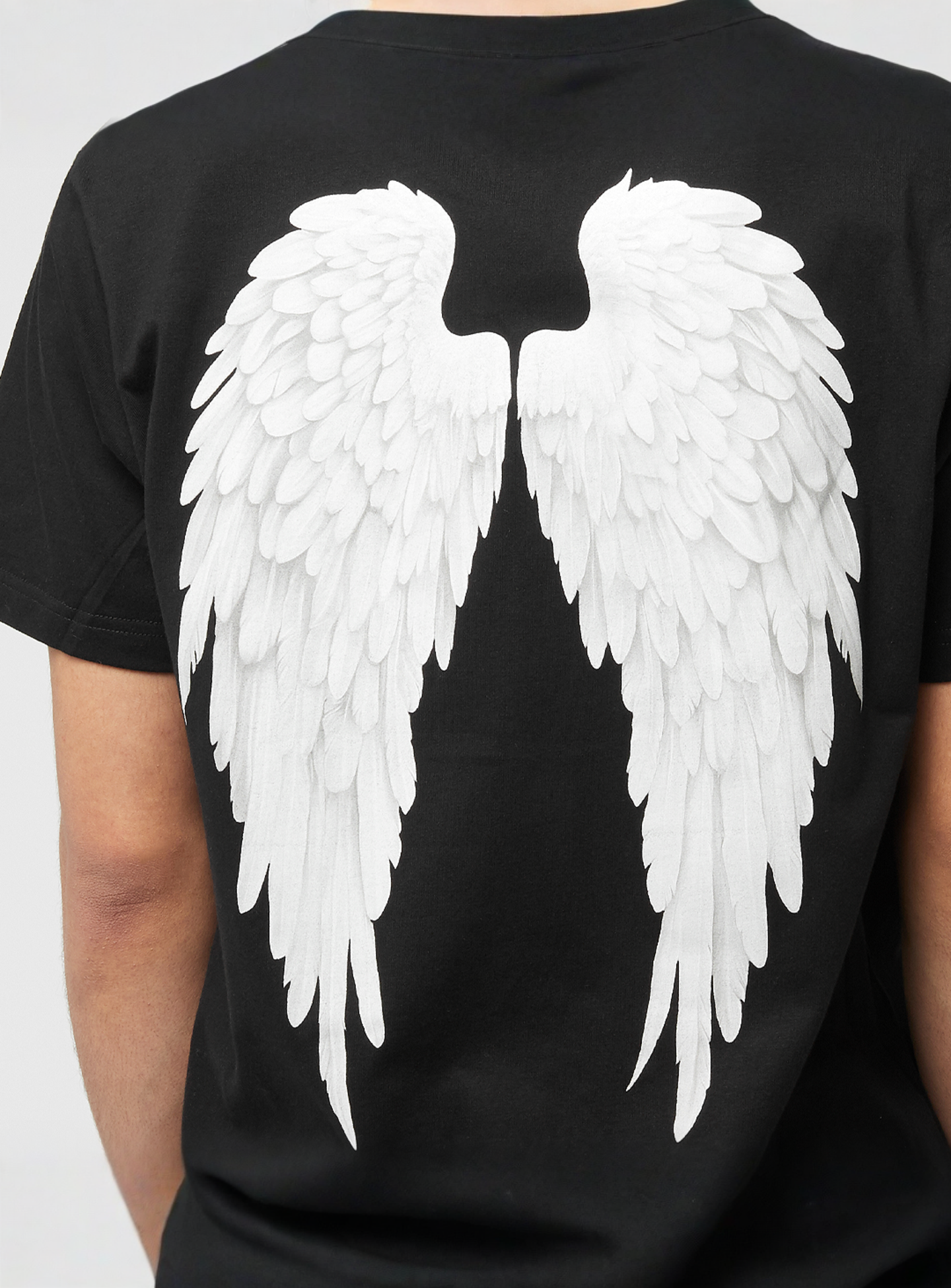 Mister Tee, Wings Of An Angel Tee, black, Image 4 of 5