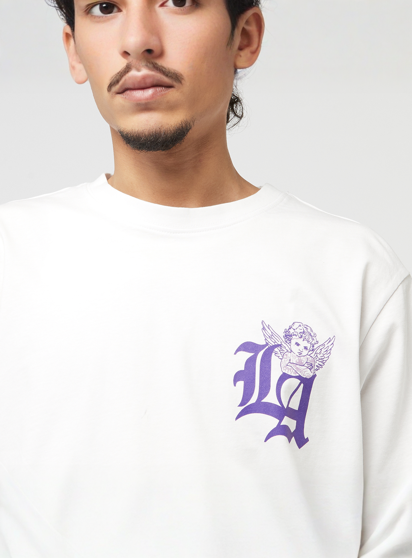 Mister Tee, Guardian Angel Of LA Tee, white, Image 3 of 4