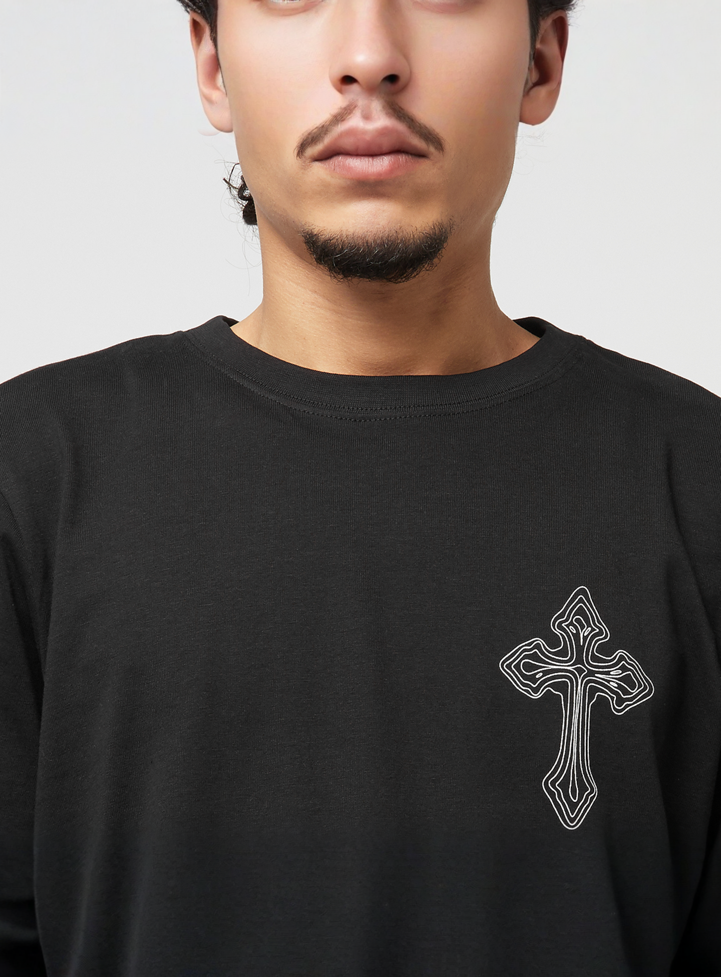 Mister Tee, Cross Meets Grace Tee, black, Image 3 of 4