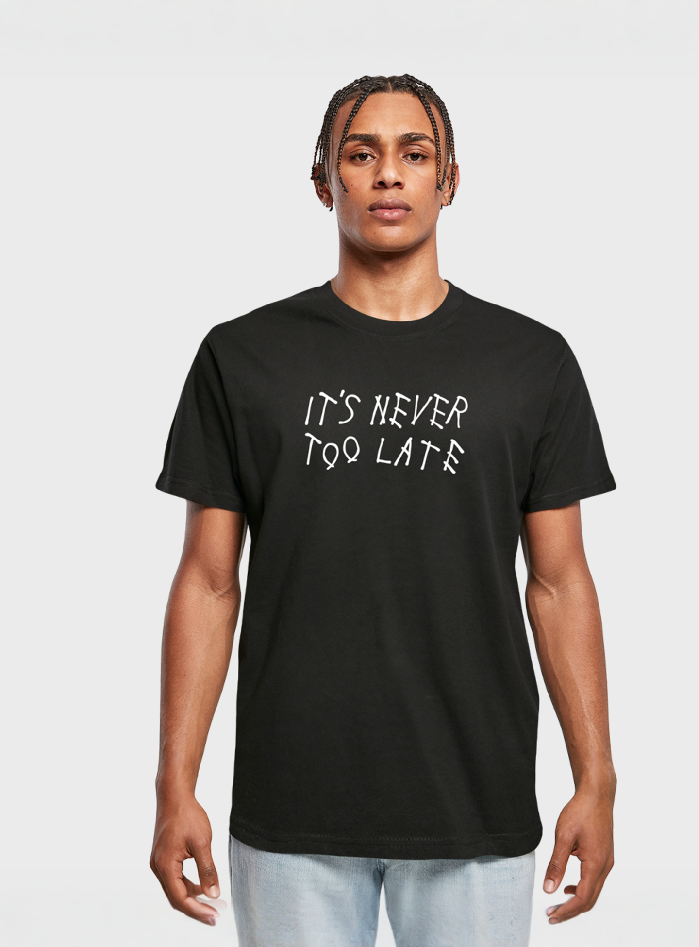 Mister Tee, It Is Never Too Late Tee black, black, Image 1 of 3