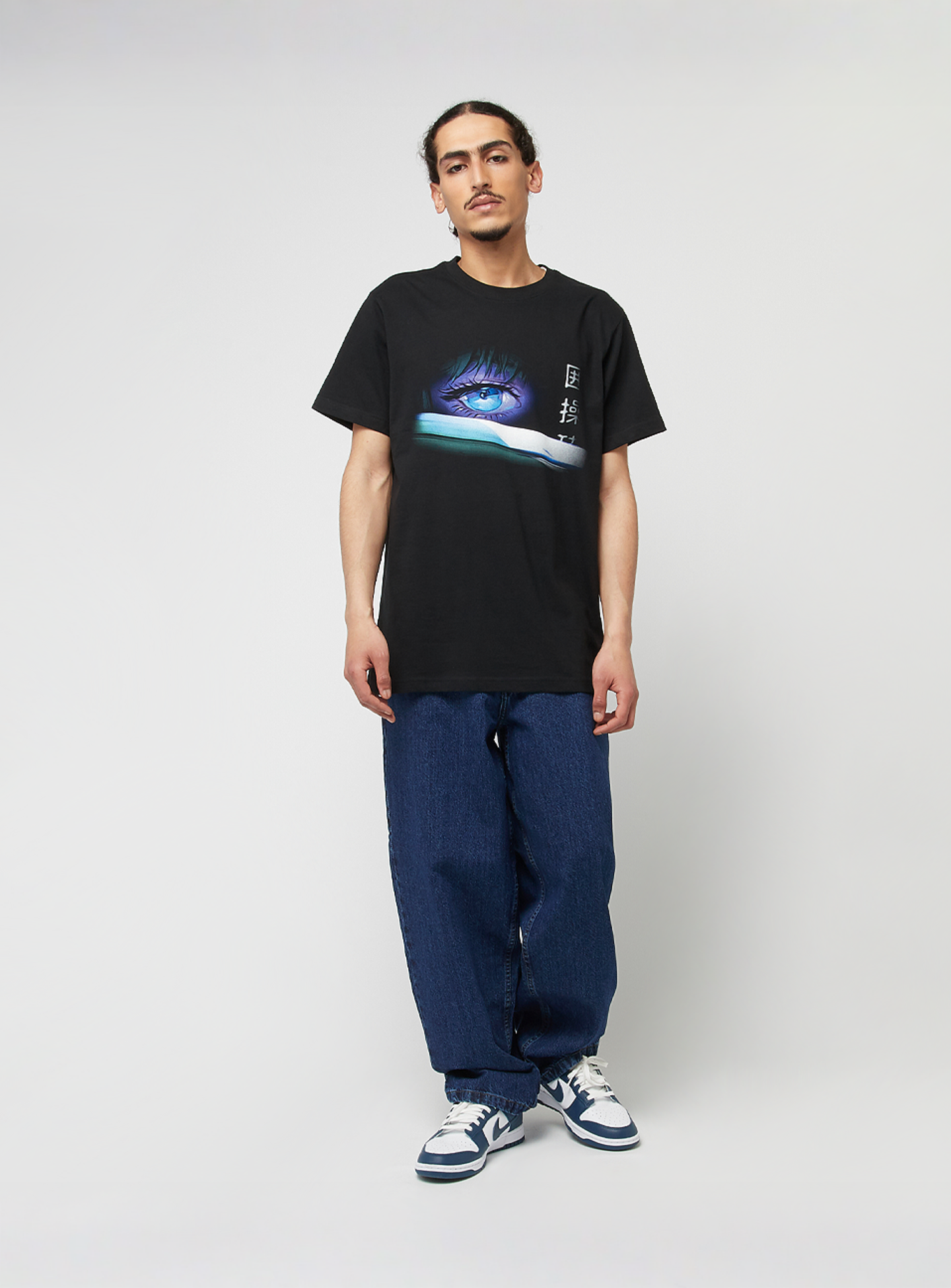 Mister Tee, Eyes Of Anime Tee, black, Image 4 of 4