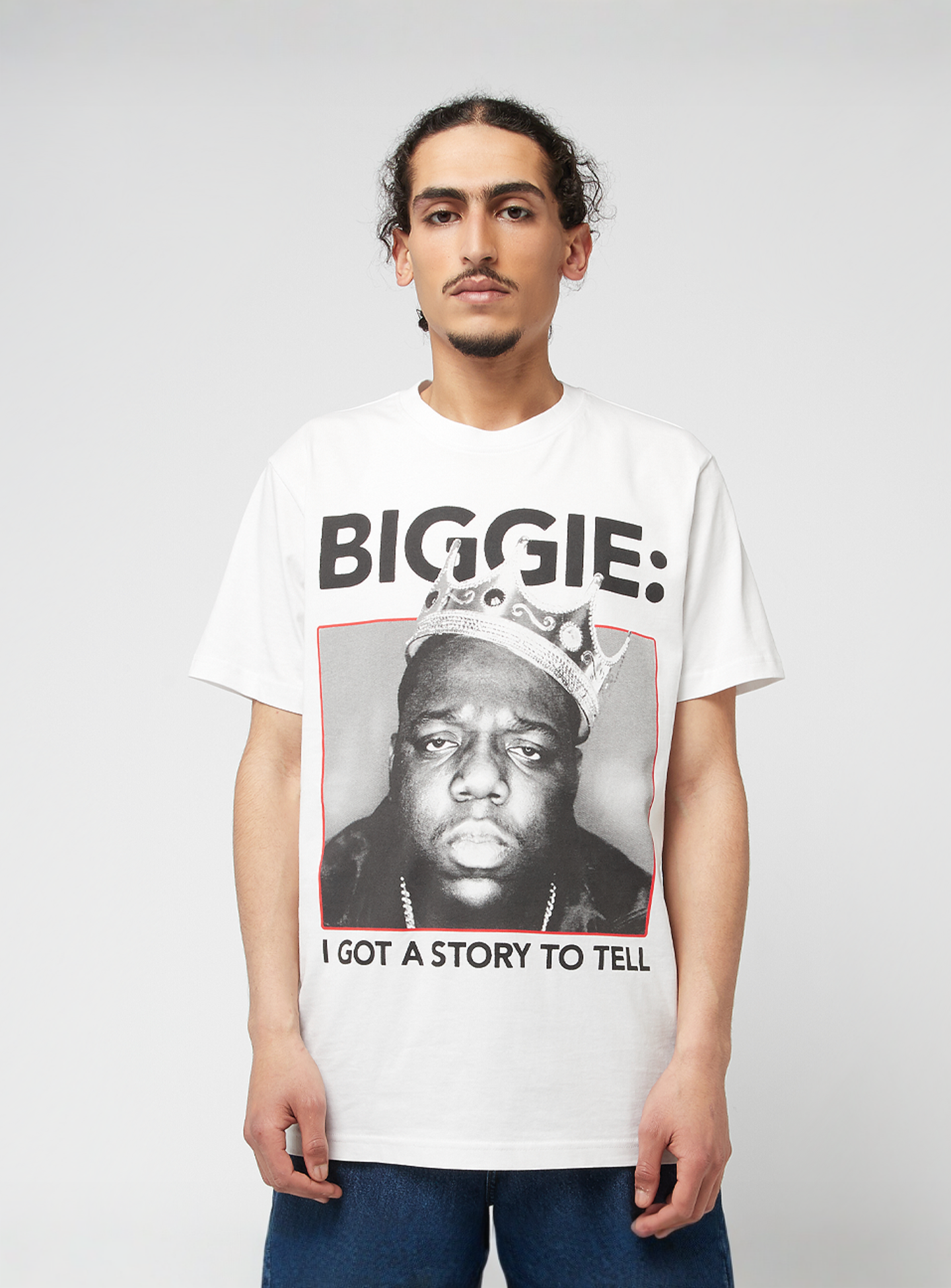 Mister Tee, Biggie Crown Tee, white, Image 1 of 4