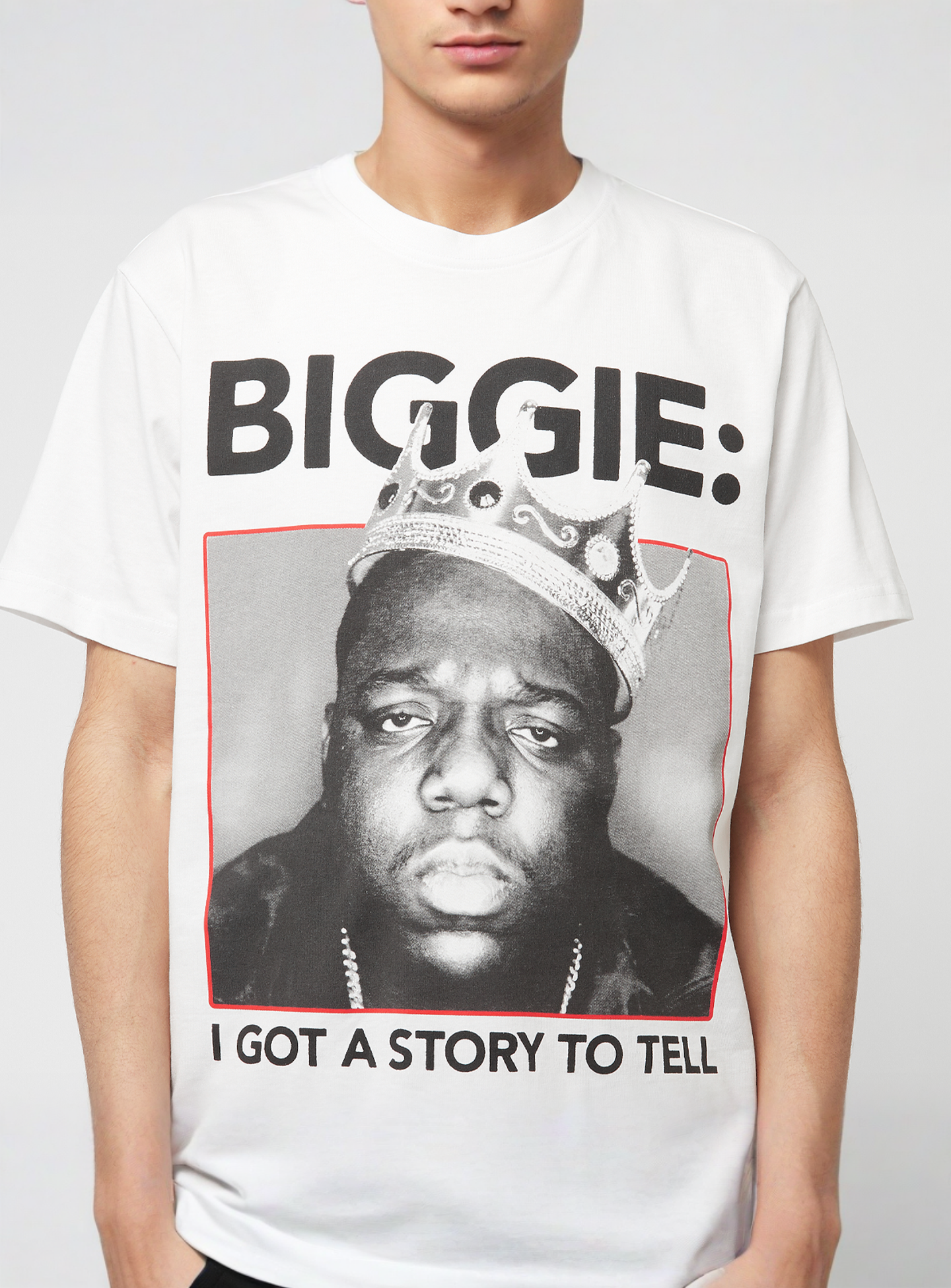 Mister Tee, Biggie Crown Tee, white, Image 3 of 4