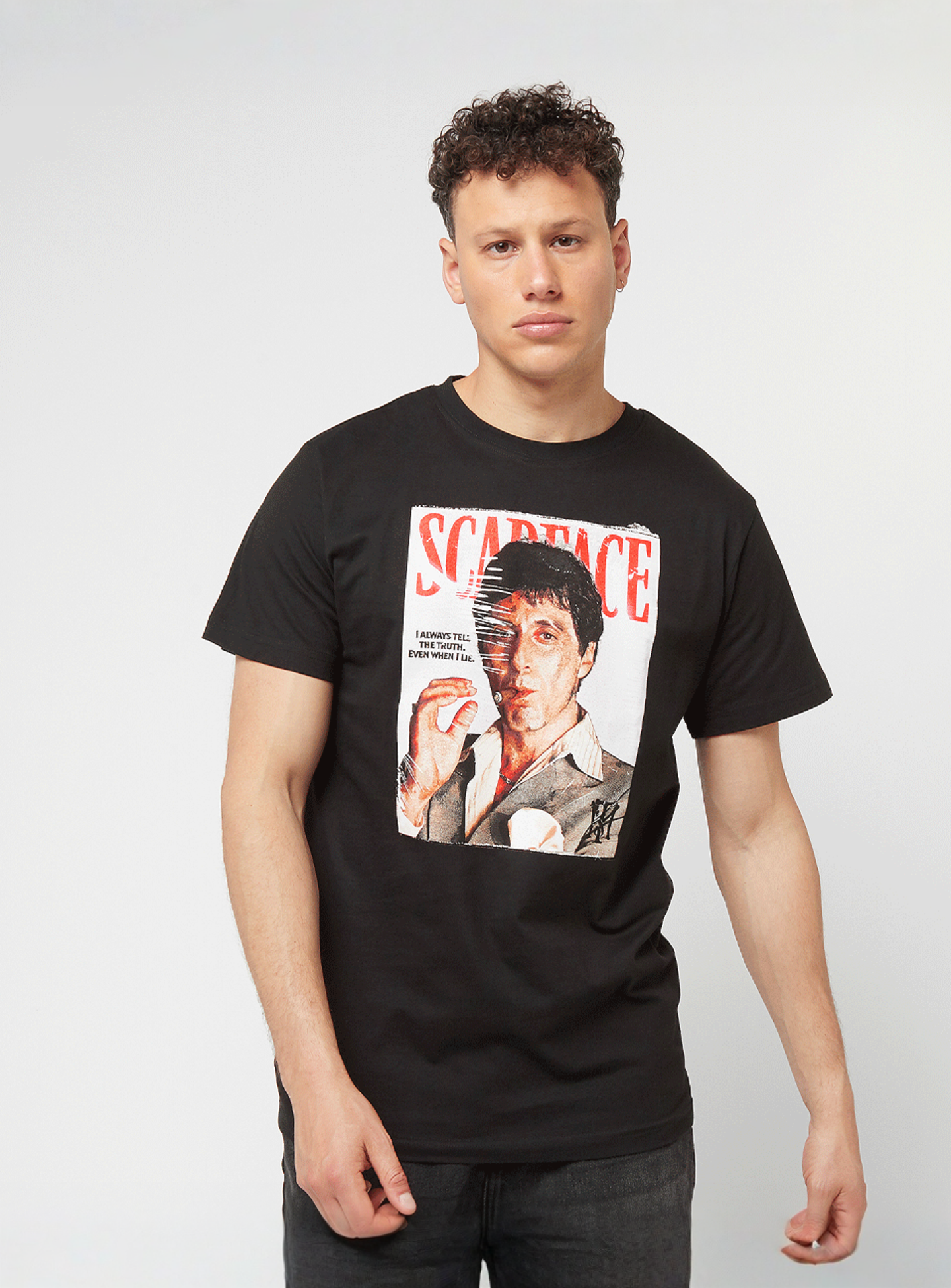Mister Tee, Scarface Magazine Cover Tee, black, Image 1 of 4