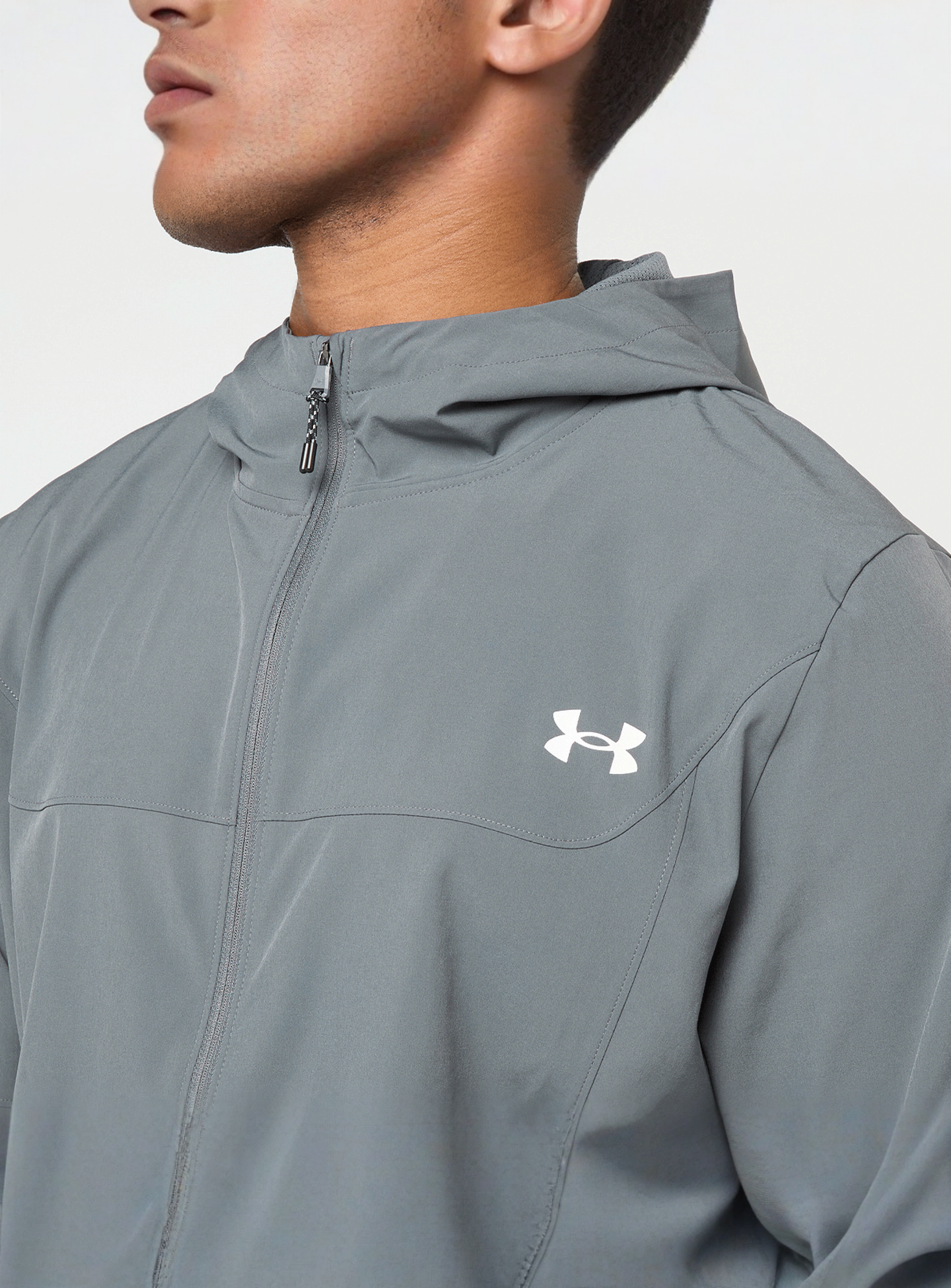 Under Armour, Tech Utility Woven Jacket, grey, Image 3 of 7