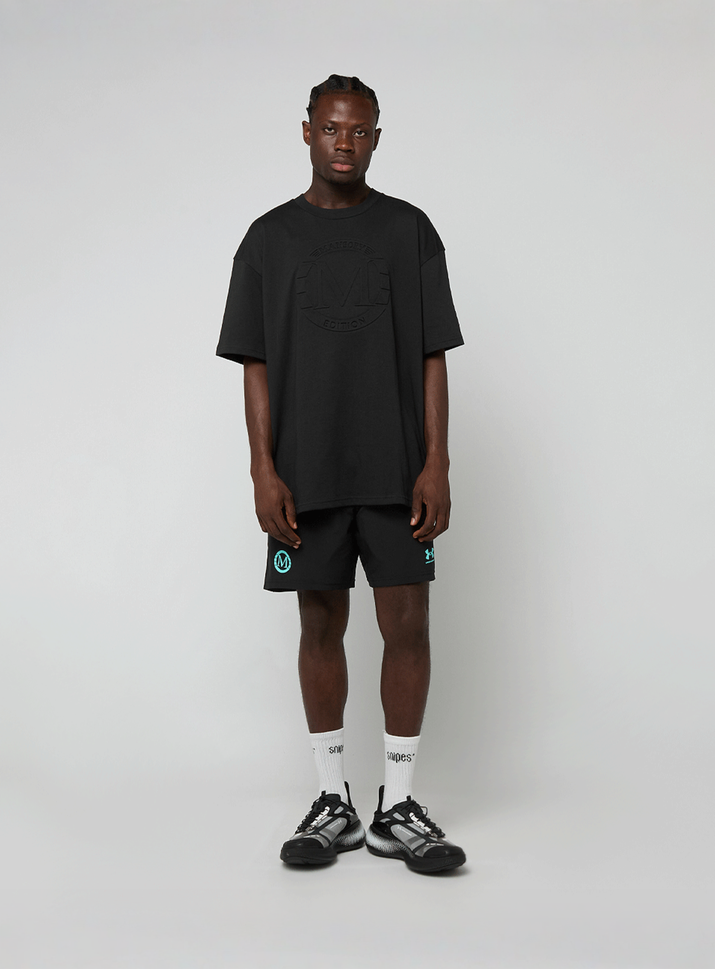 Under Armour, UA X MANSORY Challenger Shorts, black, Image 5 of 5