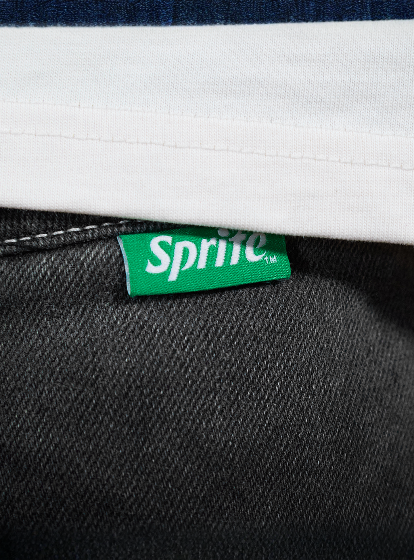 Sprite x SNIPES, Spark Denim Shorts, grey, Image 5 of 6
