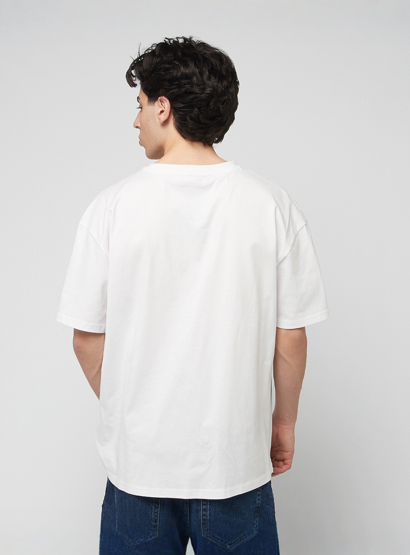 Mister Tee, Cheese And Smile Oversize Tee, white, Image 2 of 4