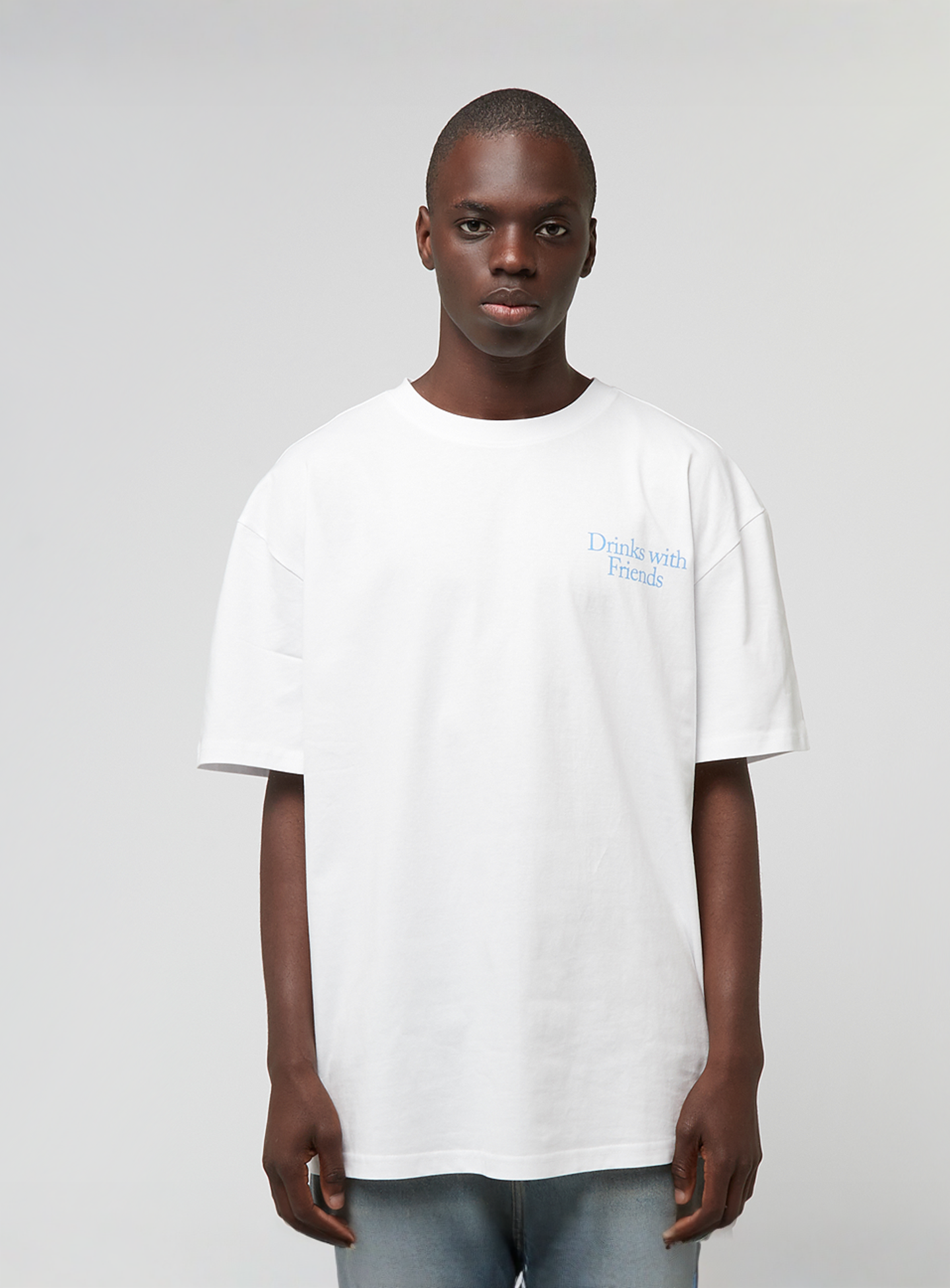 Mister Tee, Choose Your Drink Oversize Tee, white, Image 2 of 5