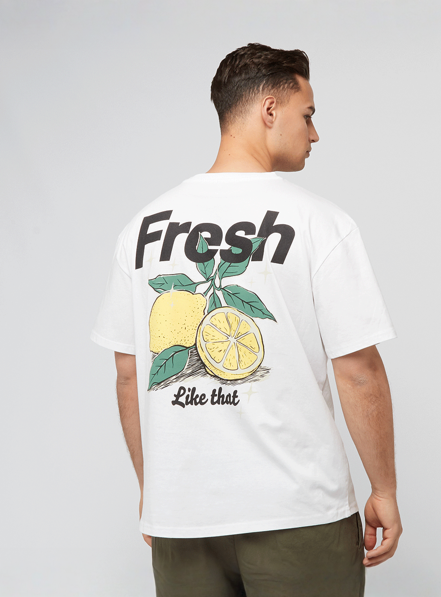 Mister Tee, Fresh Like That Oversize Tee, white, Image 1 of 5