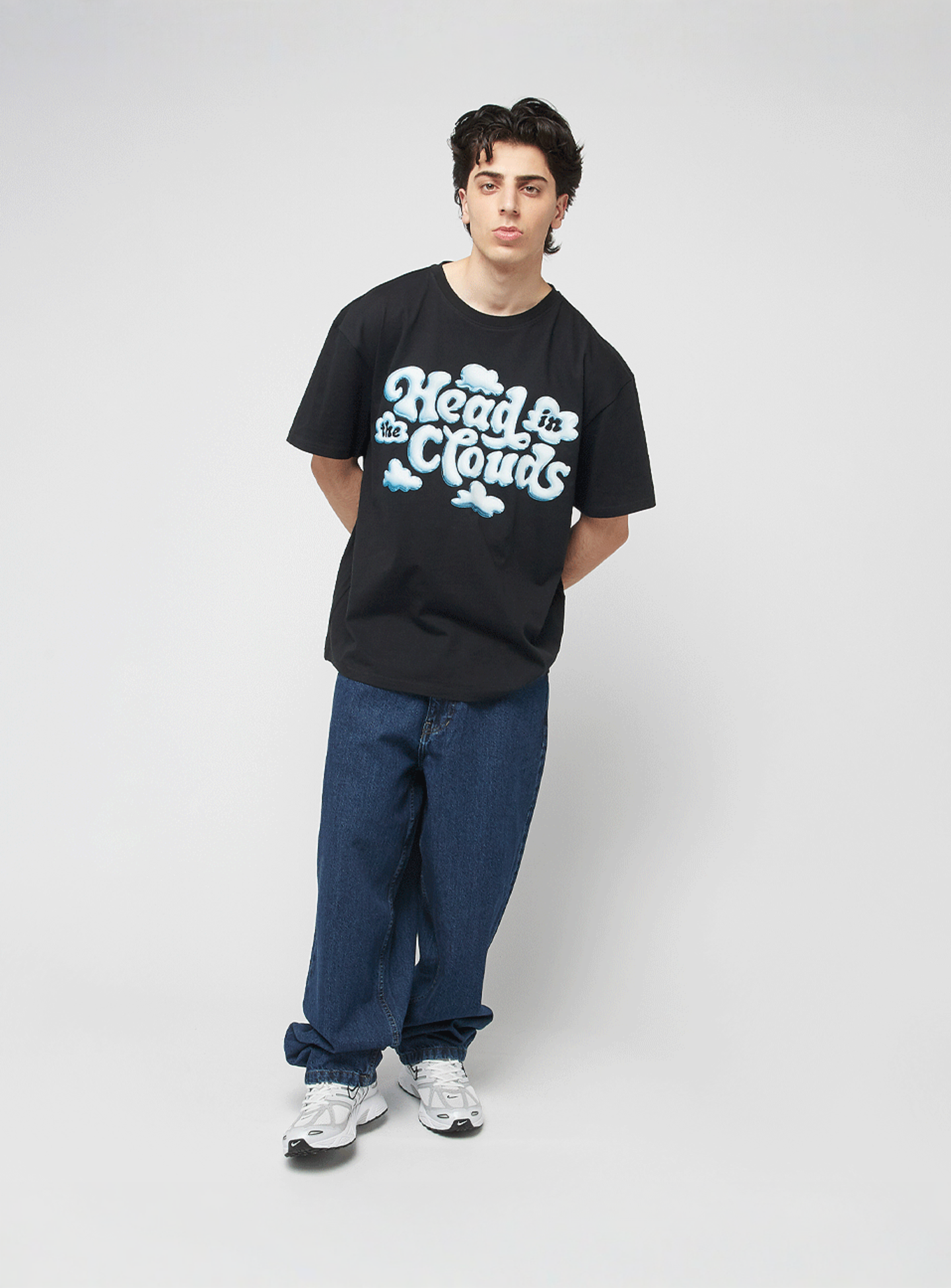 Mister Tee, Head In The Clouds Oversize Tee, black, Image 4 of 4