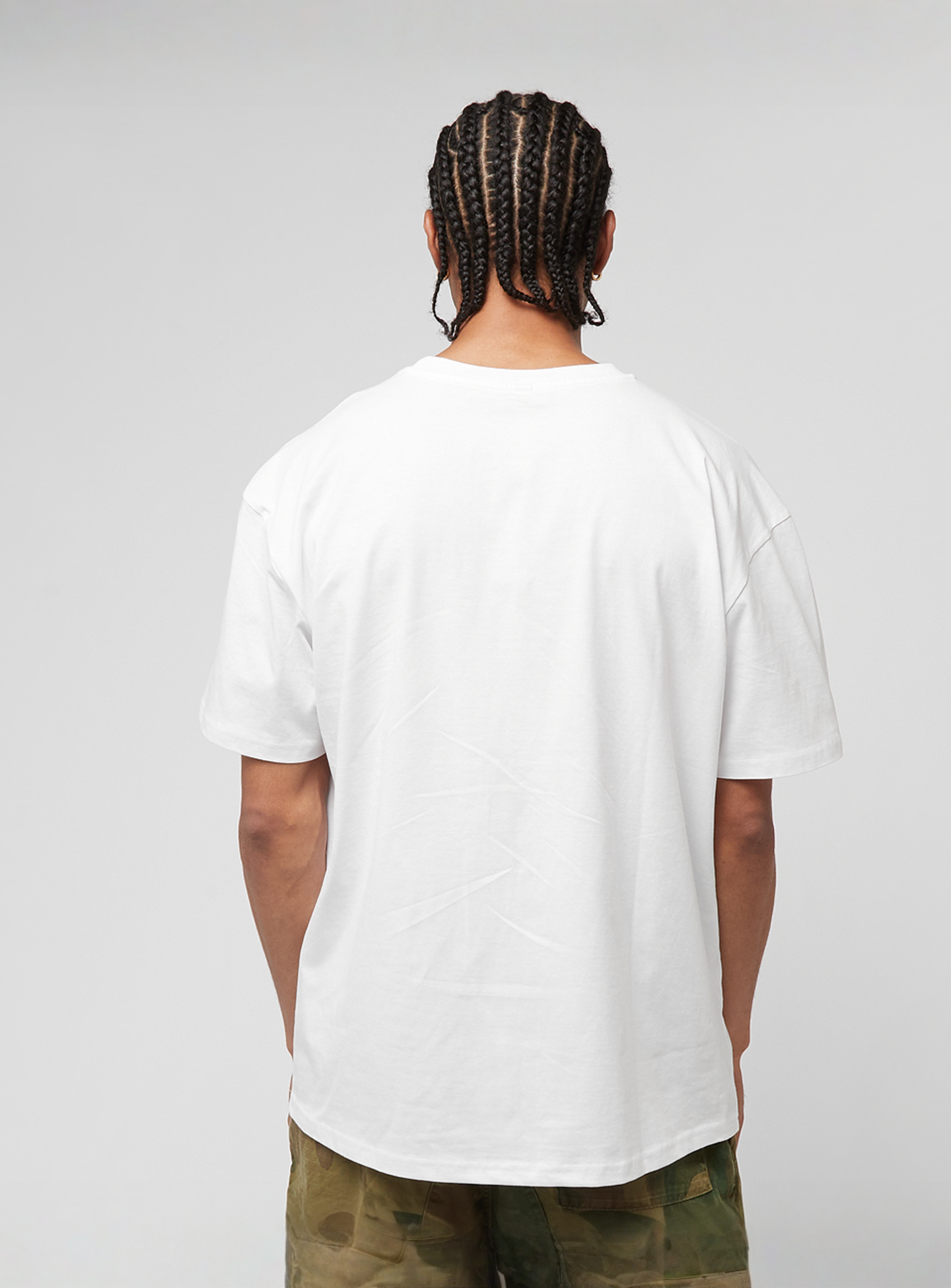 Mister Tee, It All Works Out Wording Oversize Tee, white, Image 2 of 4