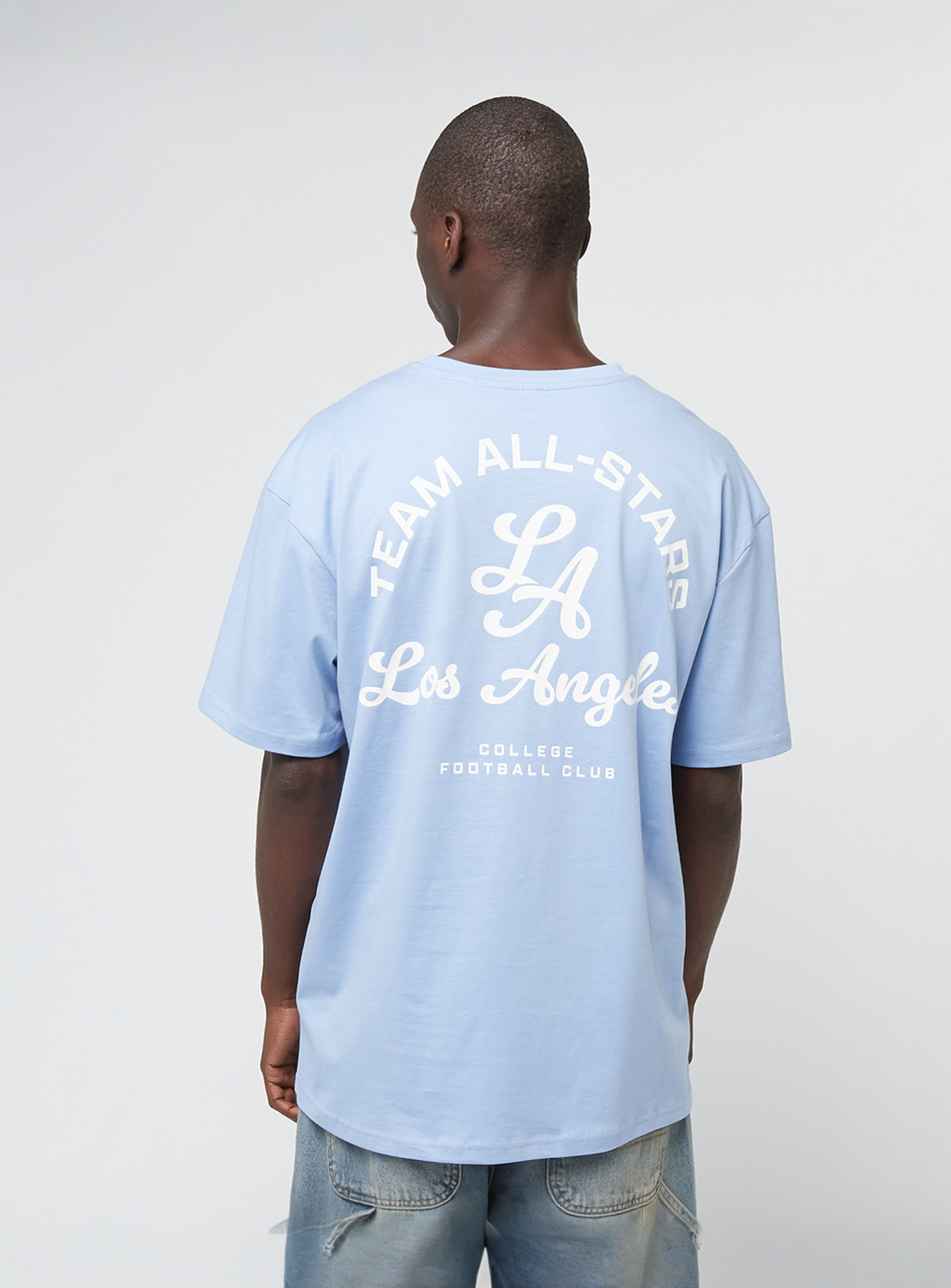 Mister Tee, LA Football Team Oversize Tee, blue, Image 1 of 4