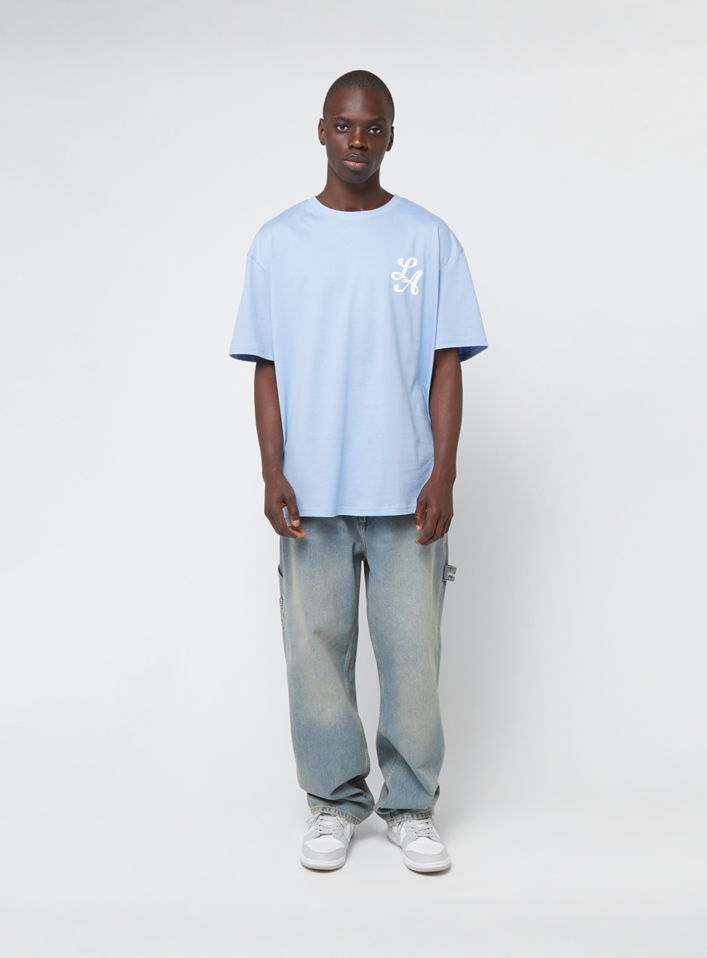Mister Tee, LA Football Team Oversize Tee, blue, Image 4 of 4