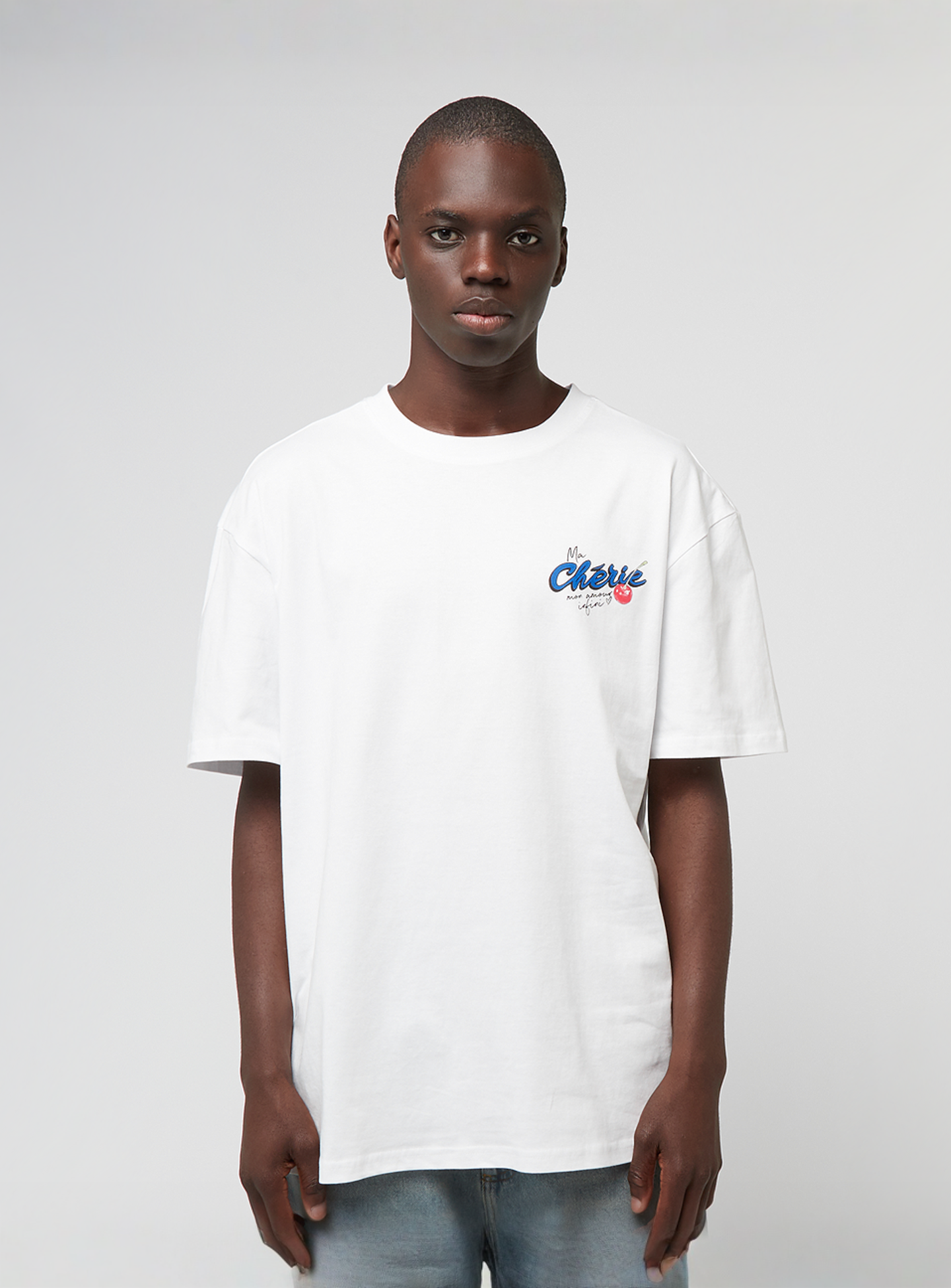 Mister Tee, Mon Amore Infini Oversize Tee, white, Image 2 of 4