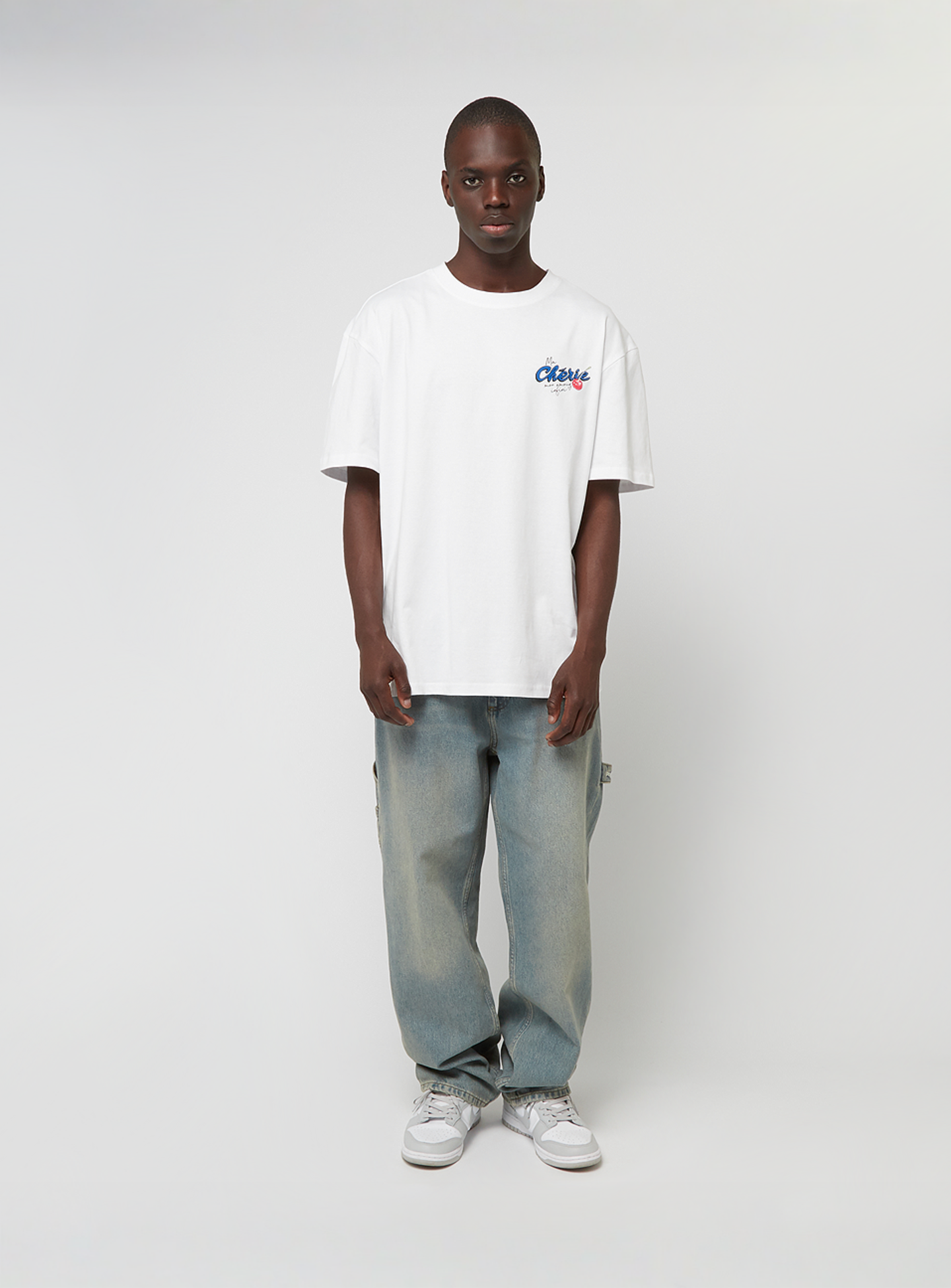 Mister Tee, Mon Amore Infini Oversize Tee, white, Image 4 of 4