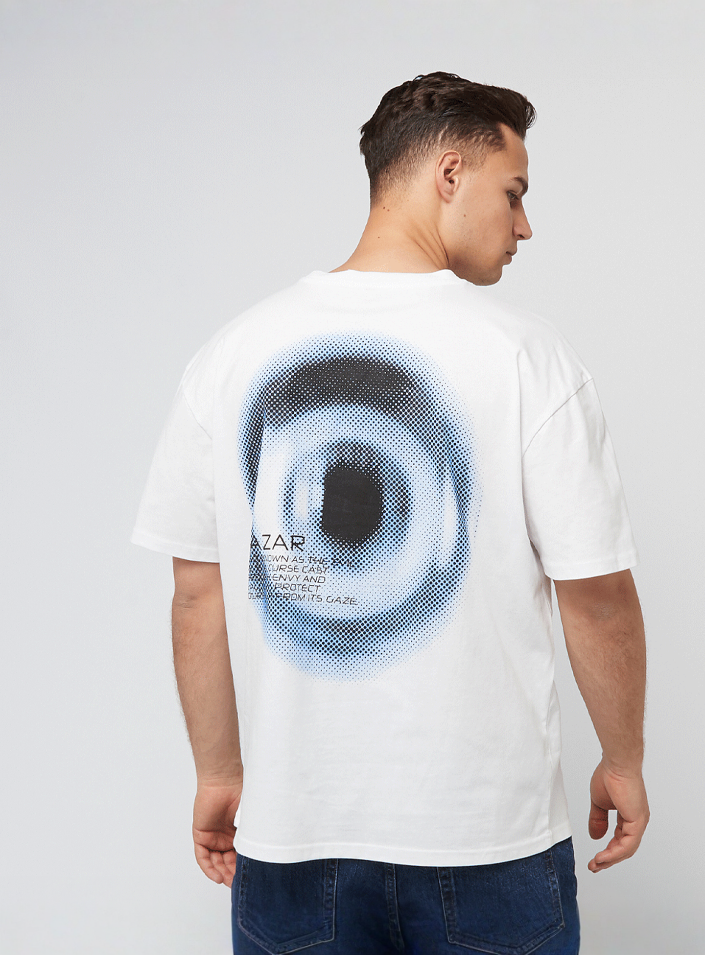Mister Tee, Protect Yourself Oversize Tee, white, Image 1 of 5