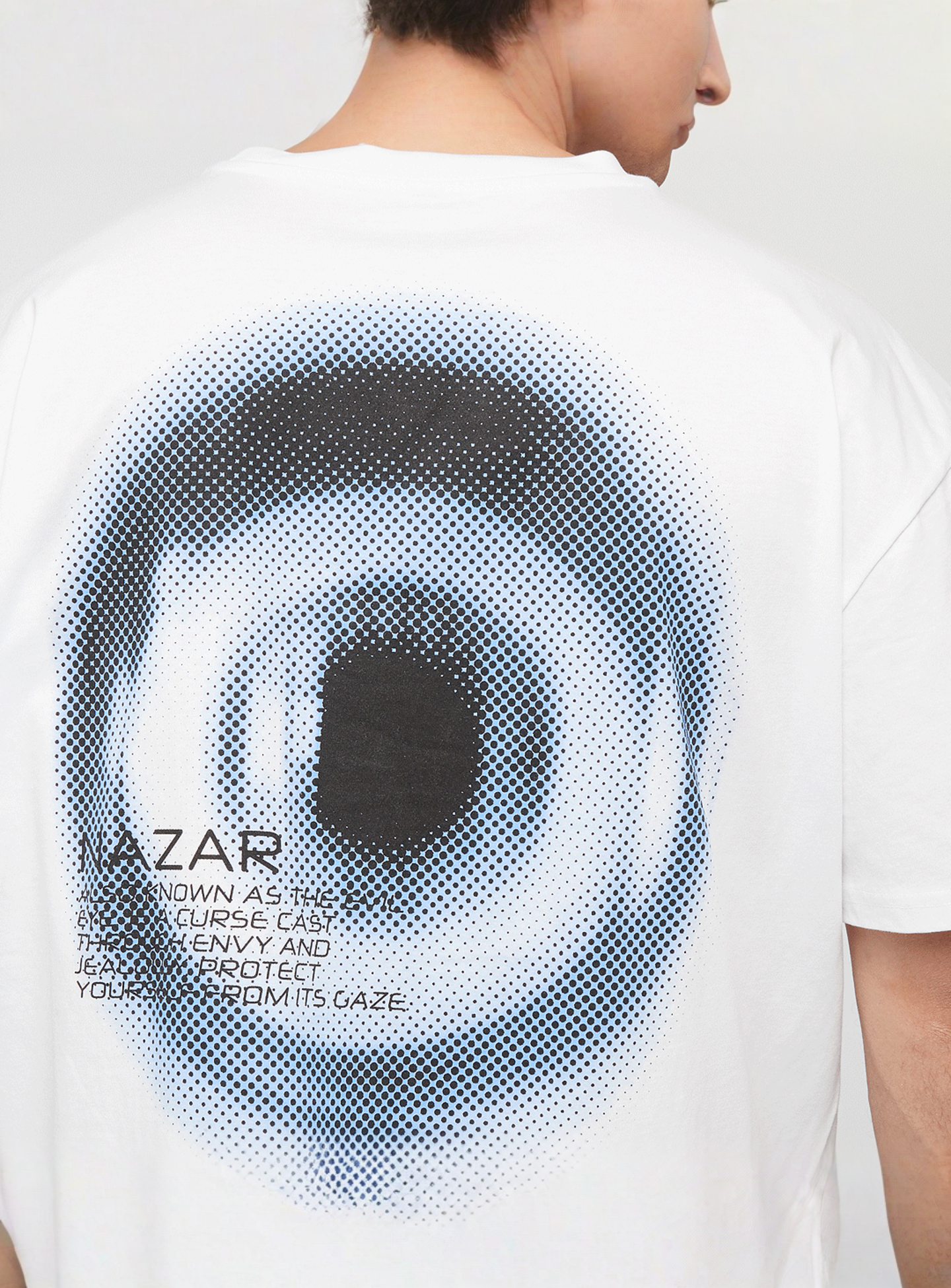 Mister Tee, Protect Yourself Oversize Tee, white, Image 4 of 5