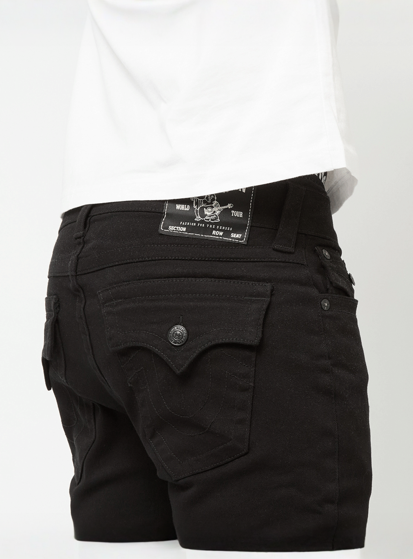 True Religion, Bobby SN NF 32 Inseam, black, Image 4 of 5