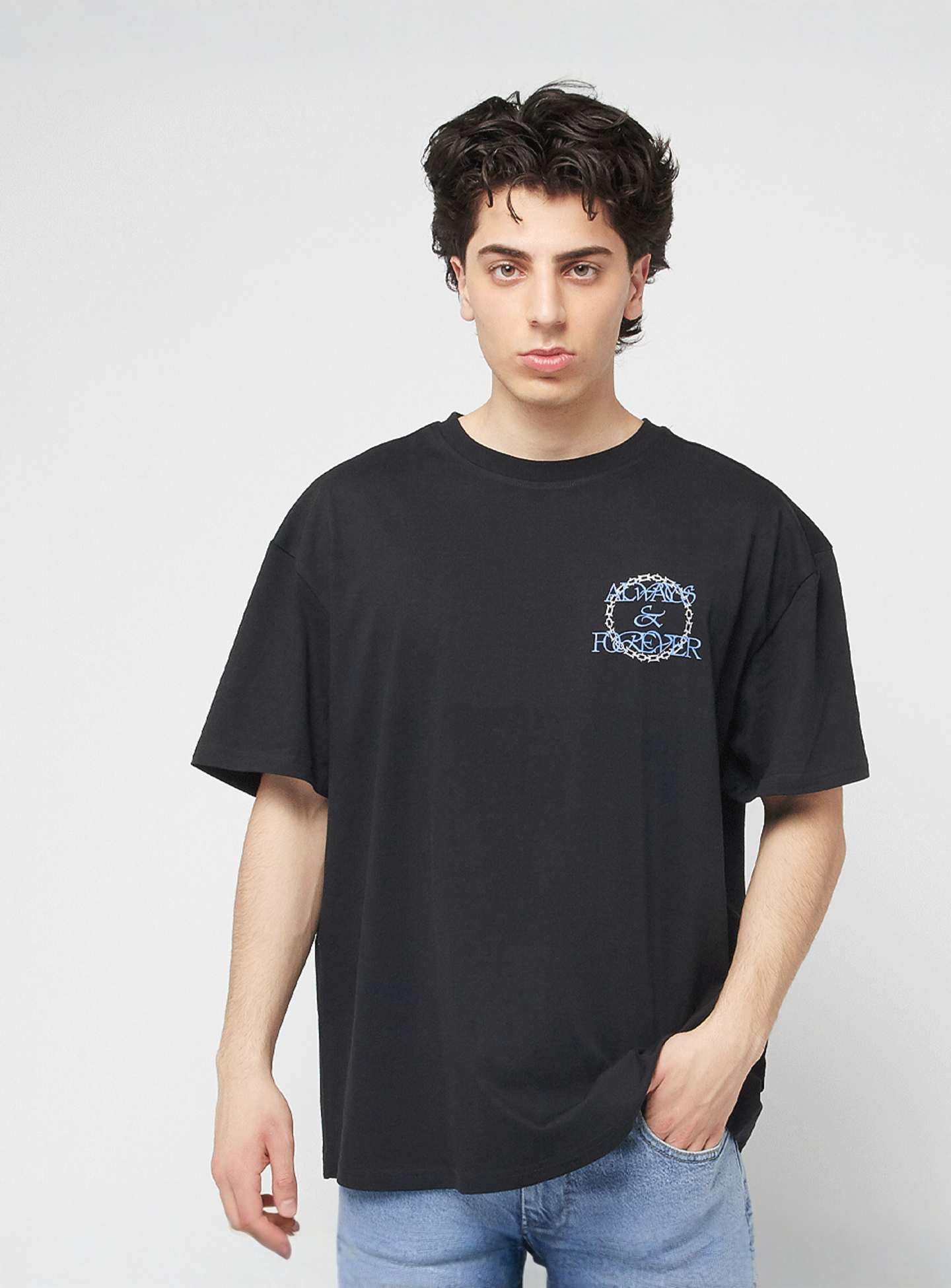 Mister Tee, The World Is Ours Oversize Tee, black, Image 2 of 5
