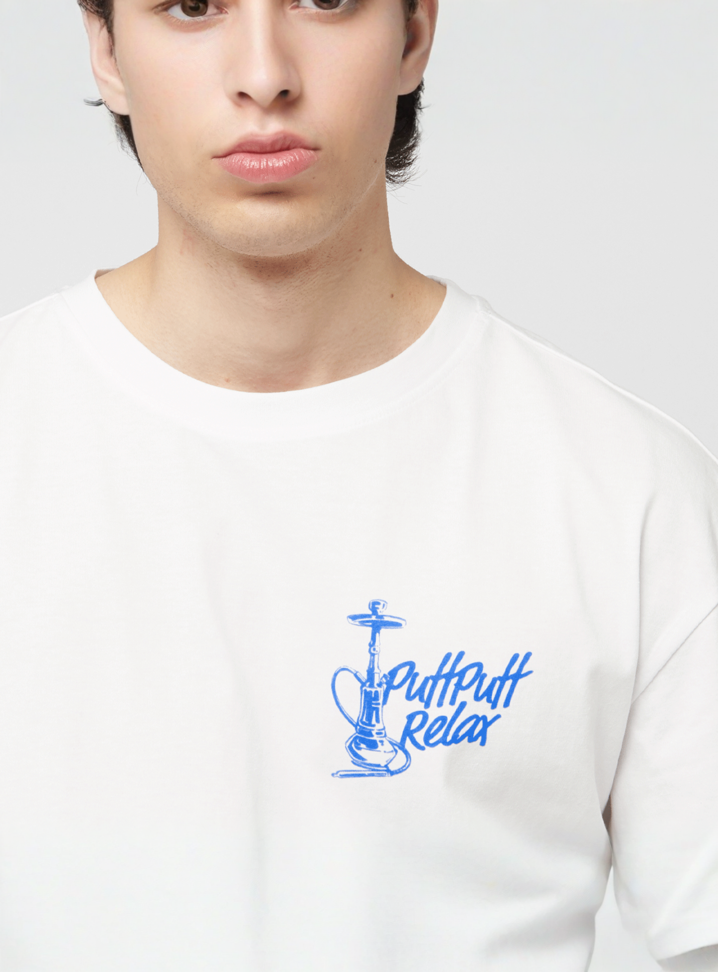 Mister Tee, Traditional Hookah Oversize Tee, white, Image 3 of 5