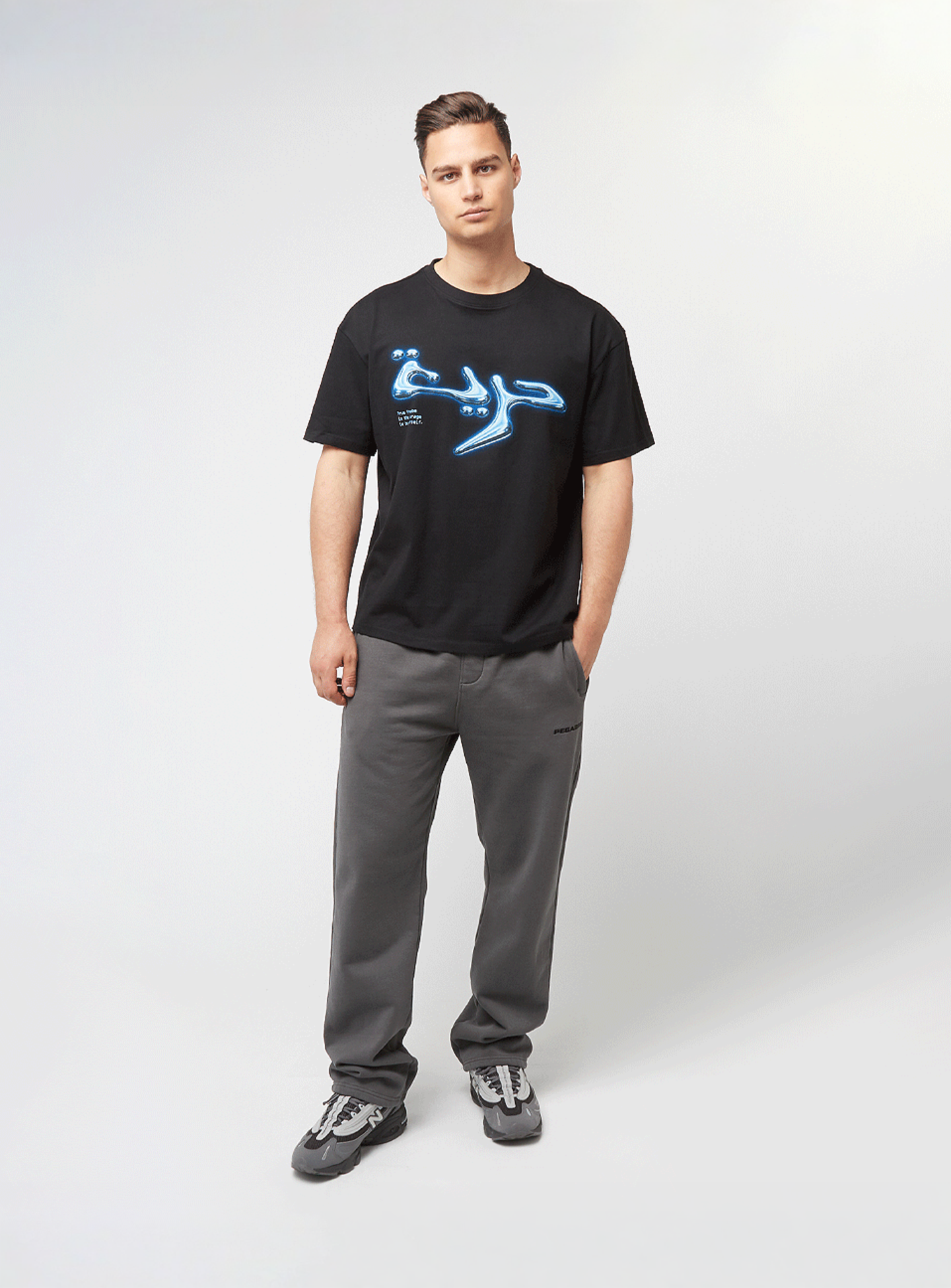 Mister Tee, True Freedom Chrome Oversize Tee, black, Image 4 of 4