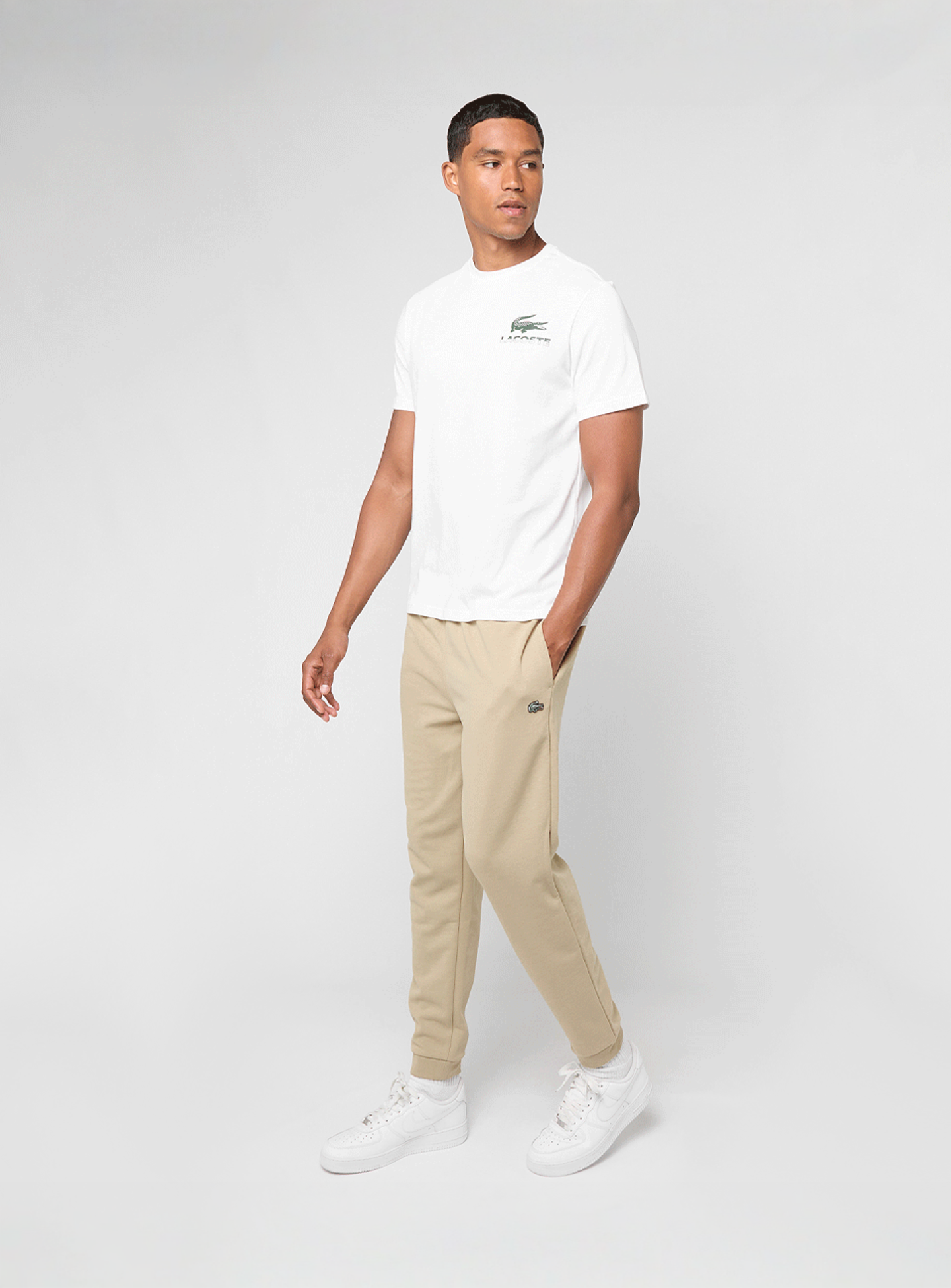 Lacoste, Pantalon De Survetement, beige, Image 4 of 4