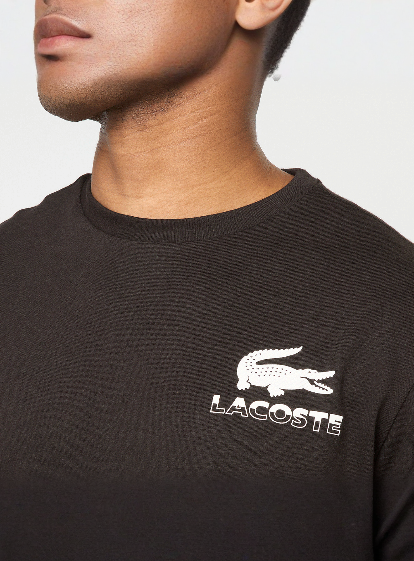 Lacoste, T-Shirt, black, Image 3 of 4