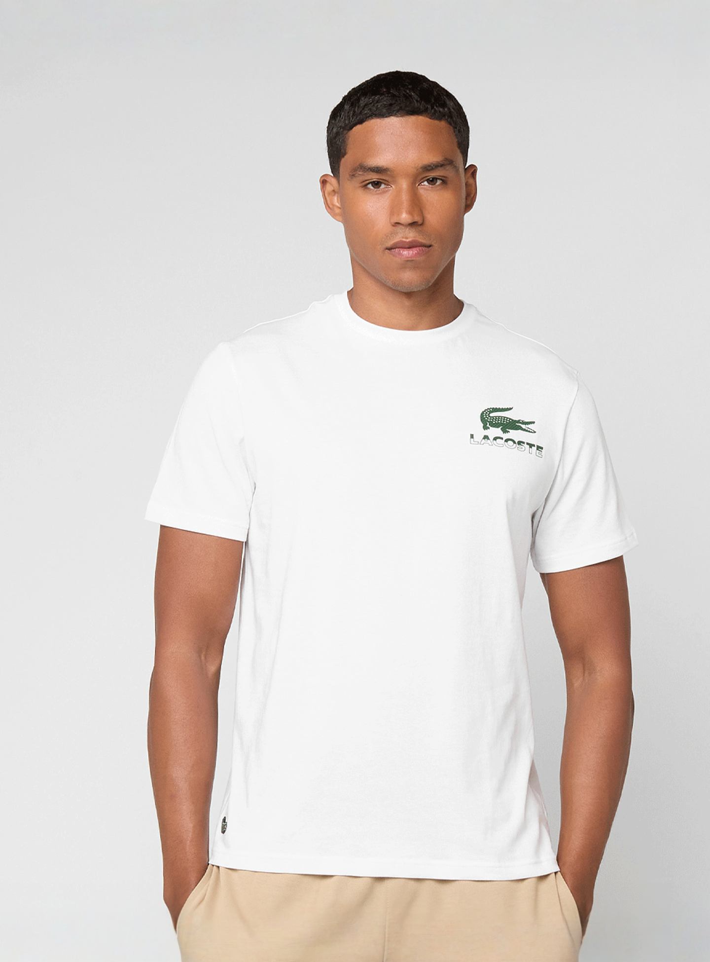 Lacoste, T-Shirt, white, Image 2 of 5