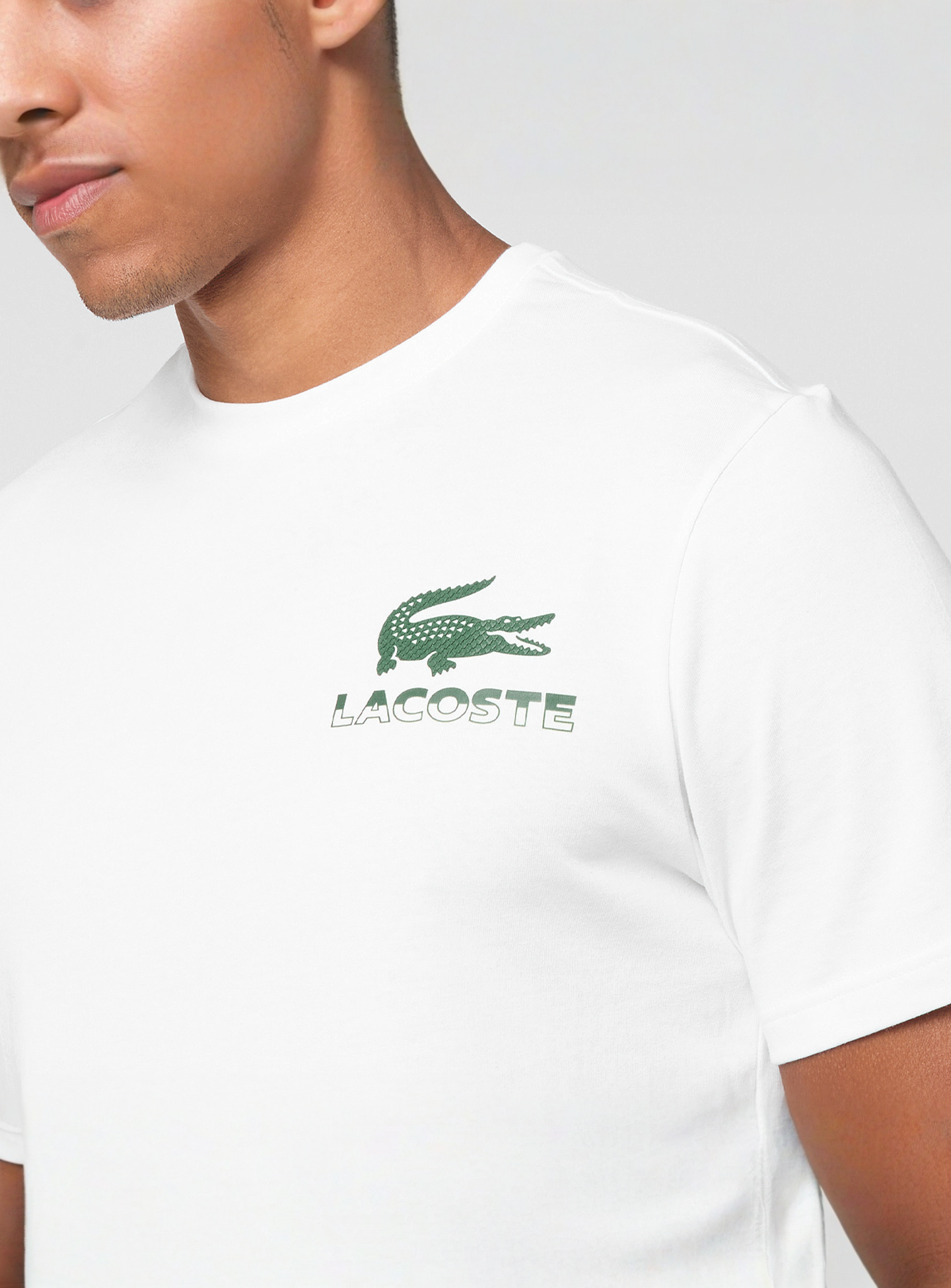 Lacoste, T-Shirt, white, Image 3 of 5