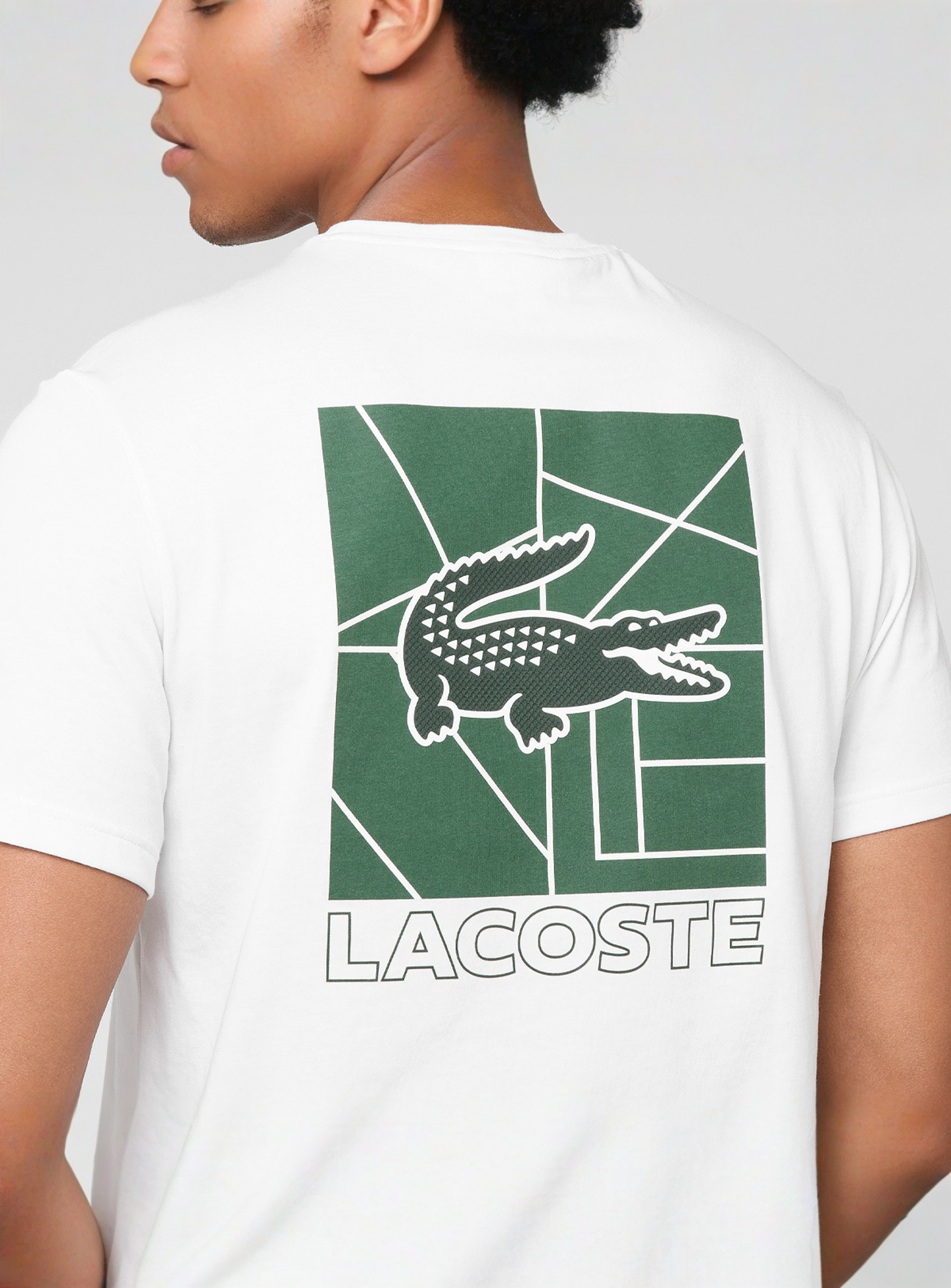 Lacoste, T-Shirt, white, Image 4 of 5