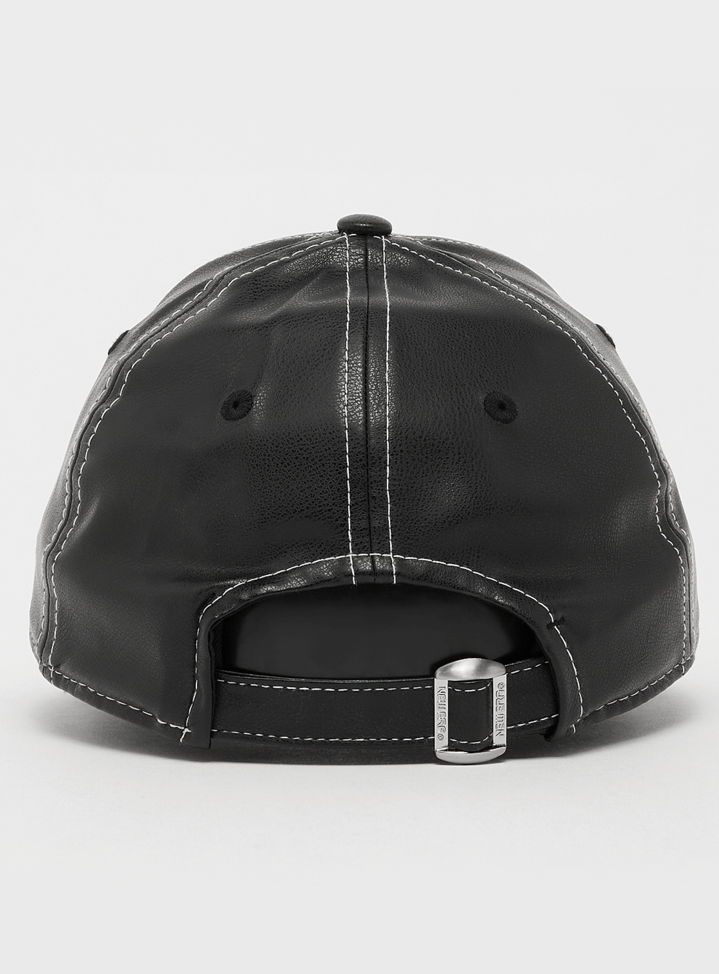 New Era, FEMALE 9FORTY Topstitch PU New York Yankees, black, Image 2 of 4