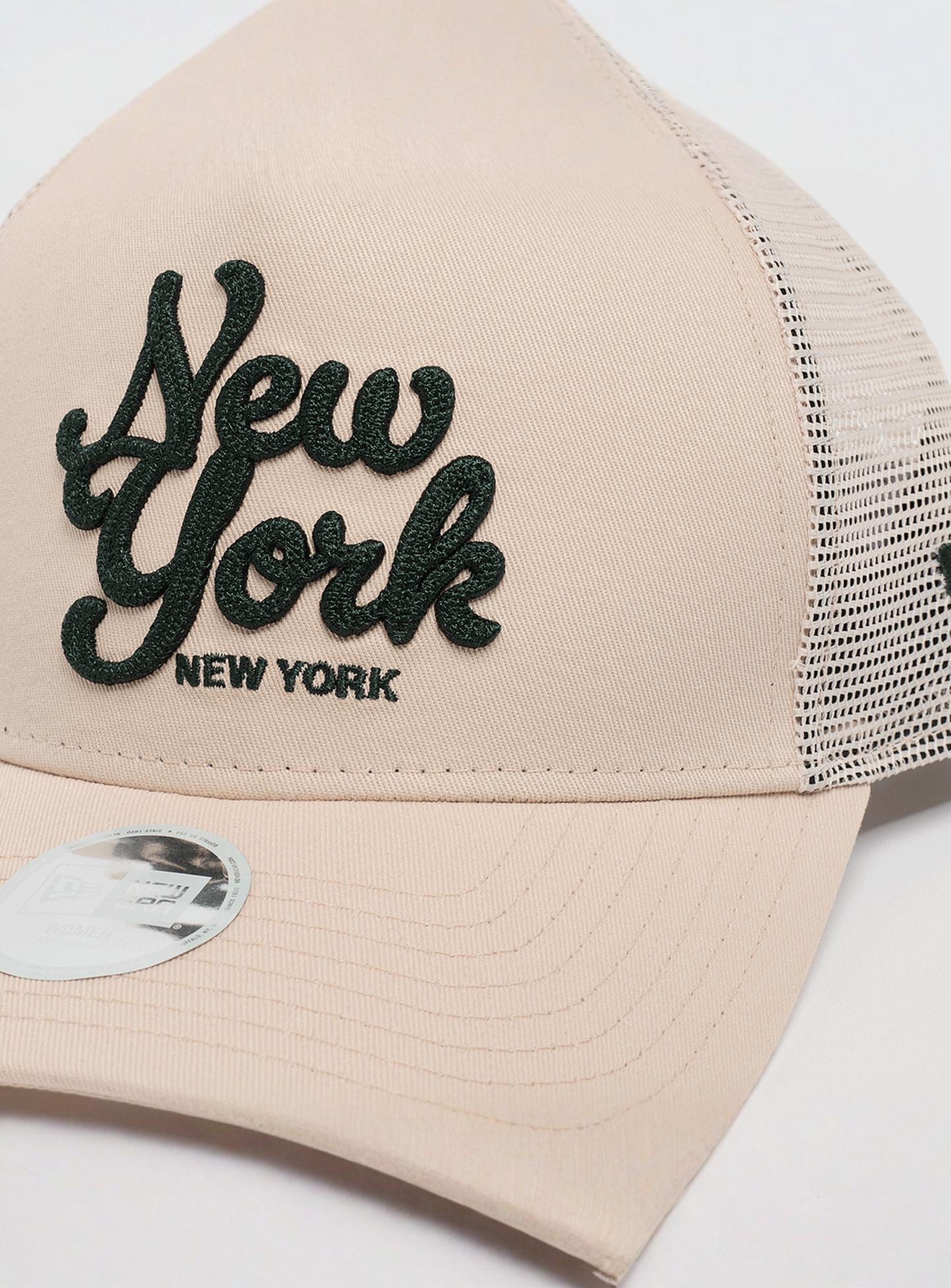 New Era, Female A-Frame Trucker City New Era, light pink, Image 4 of 4