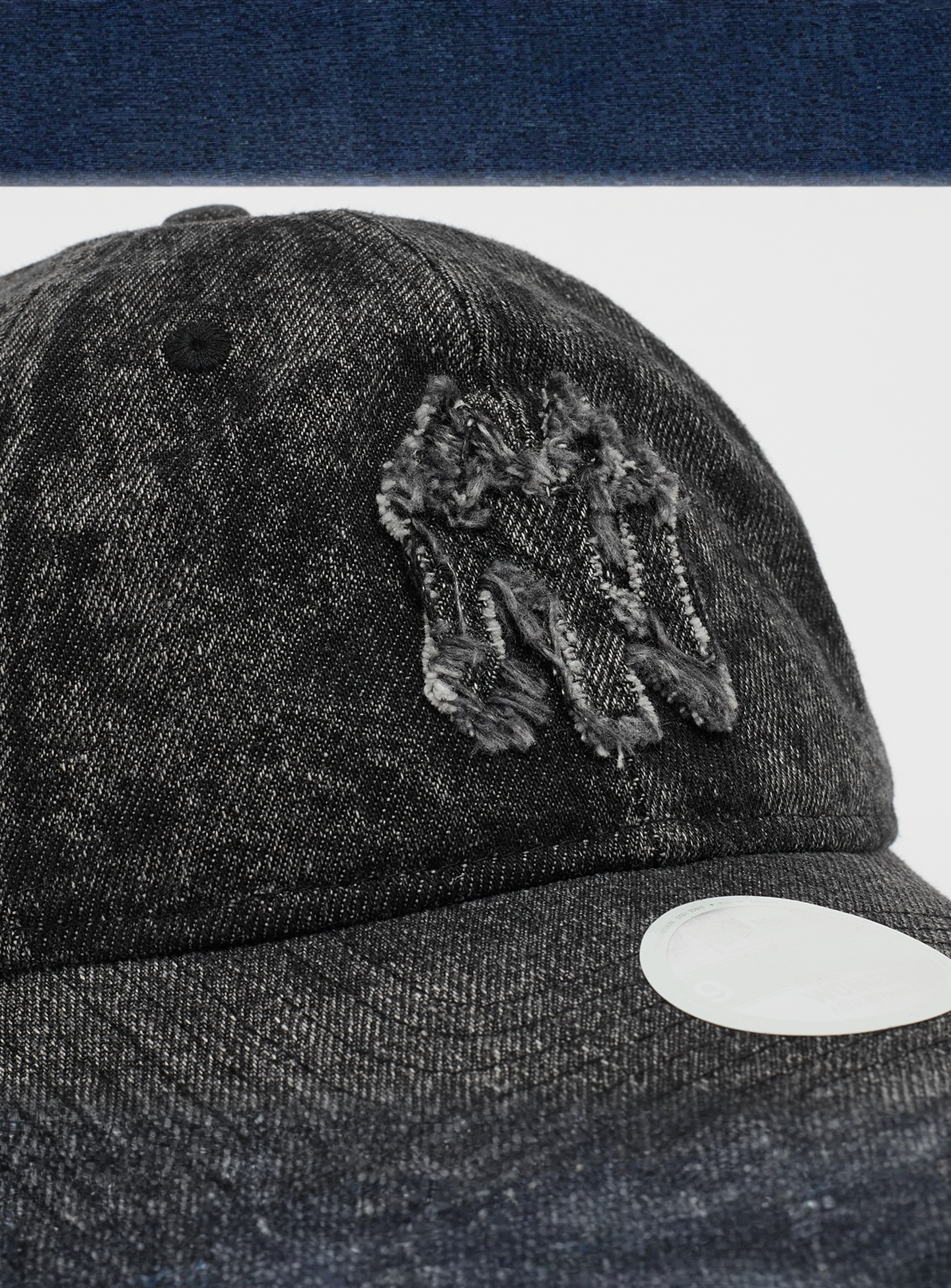 New Era, Female 9Twenty Stone Denim New York Yankees, black, Image 4 of 4