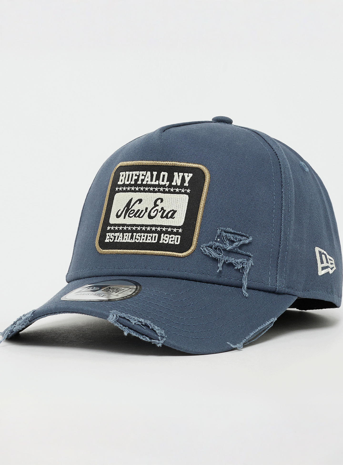 New Era, 9FORTY E-FRAME Patch Wash New Era, blue, Image 1 of 4