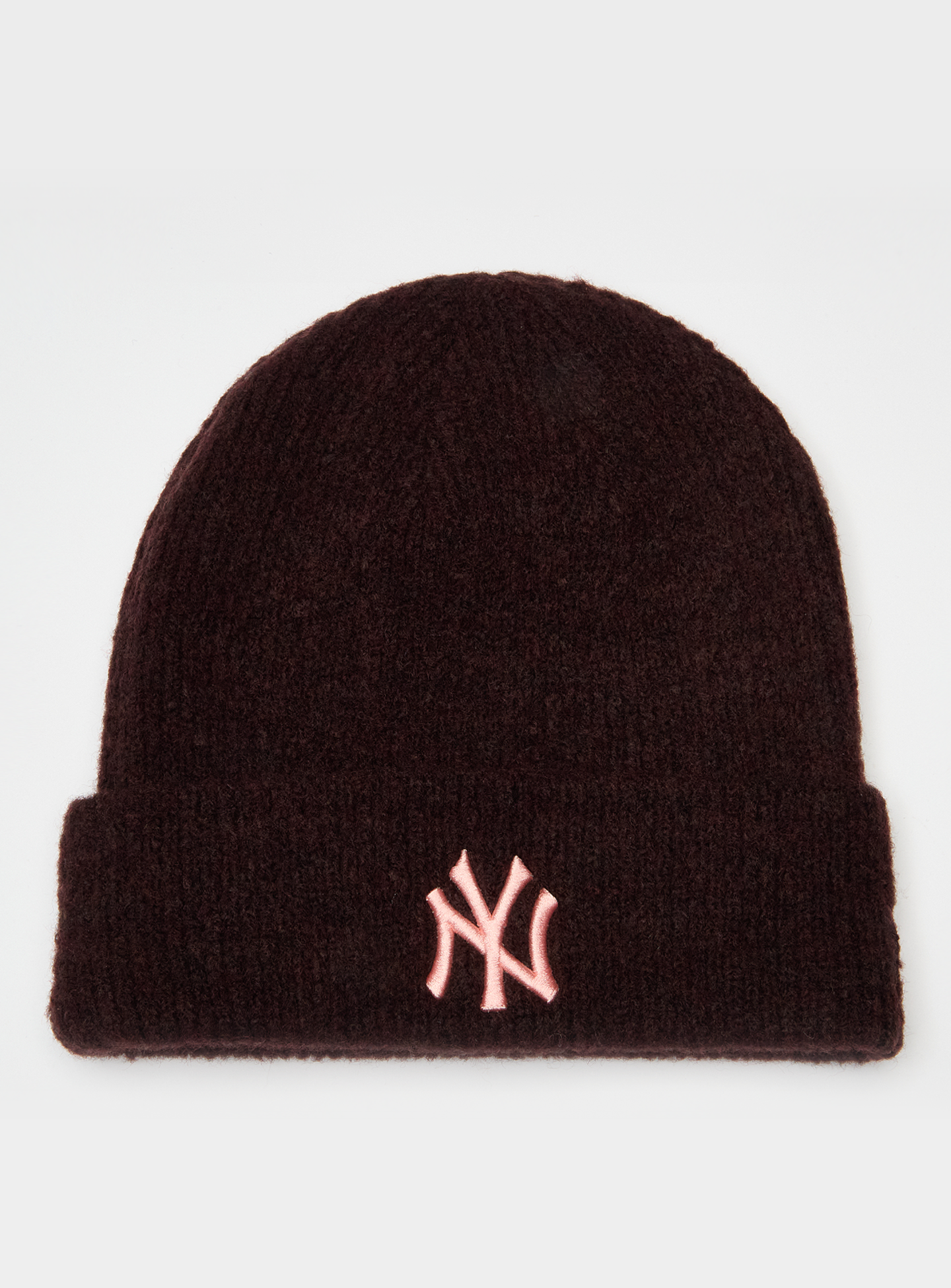New Era, Female Wide Cuff Beanie New York Yankees light cream/blue, brown, Image 1 of 3