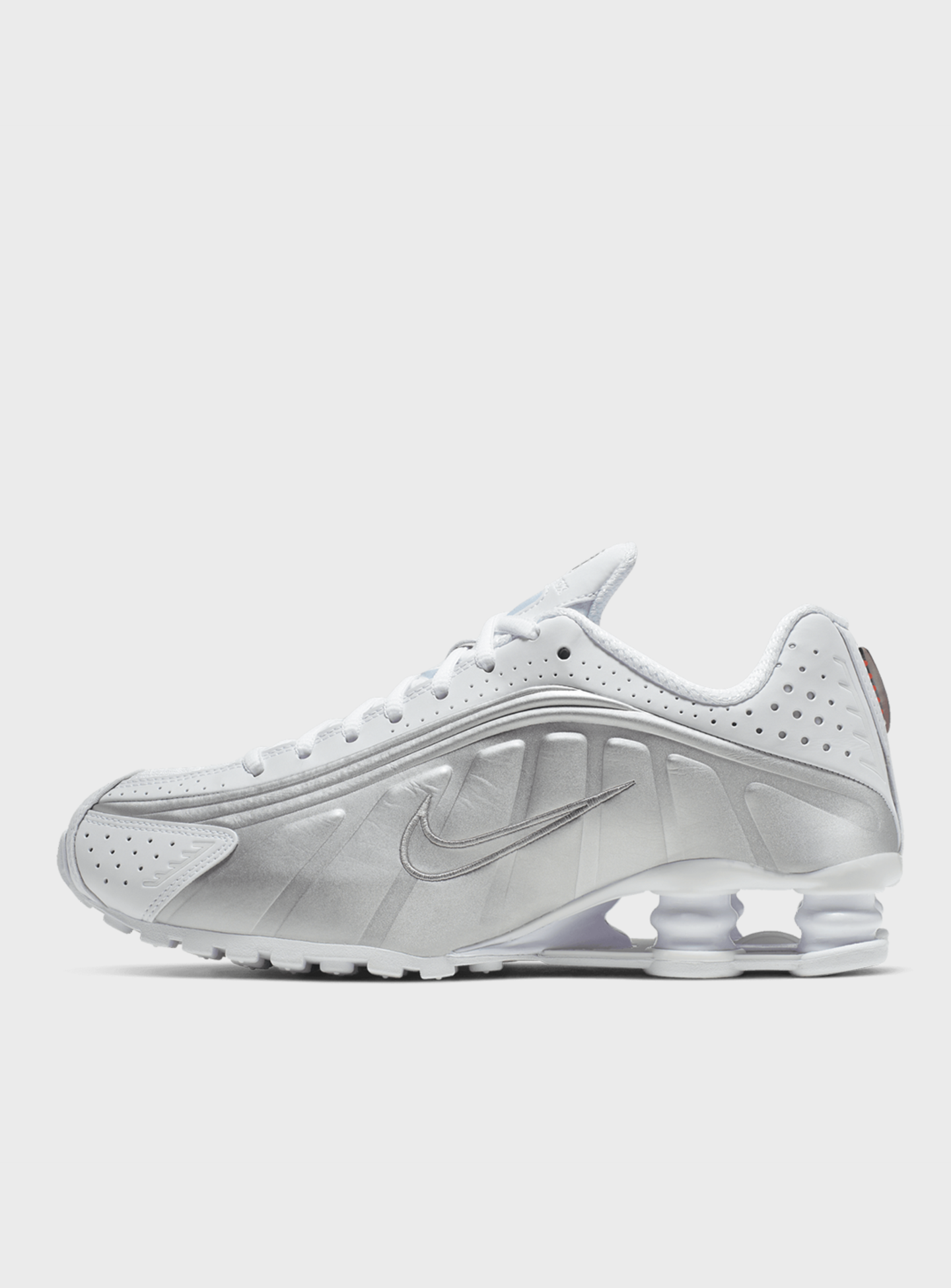 Nike, WMNS Shox R4, white, Image 1 of 8