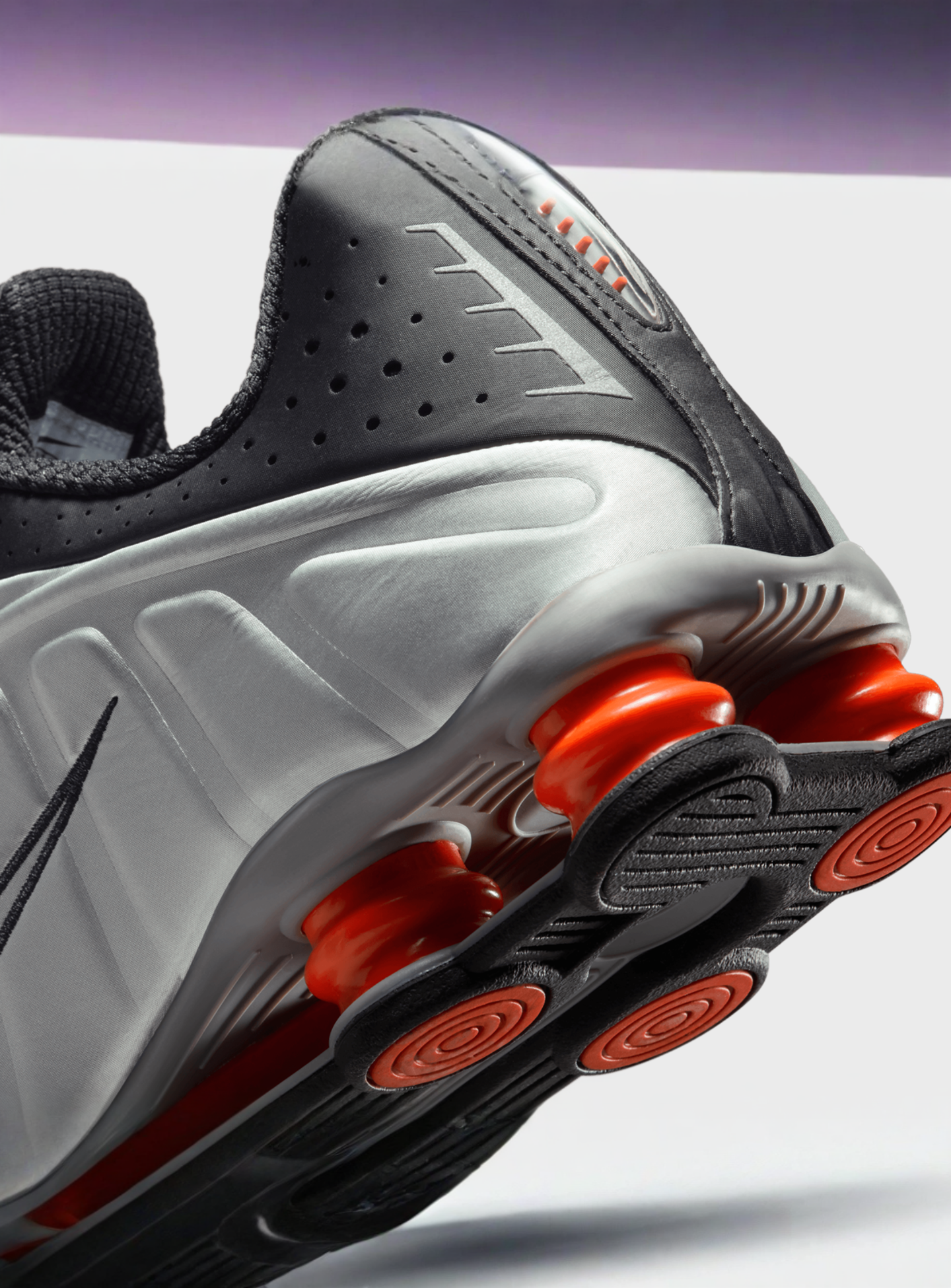 Nike, Shox R4, silver, Image 8 of 9