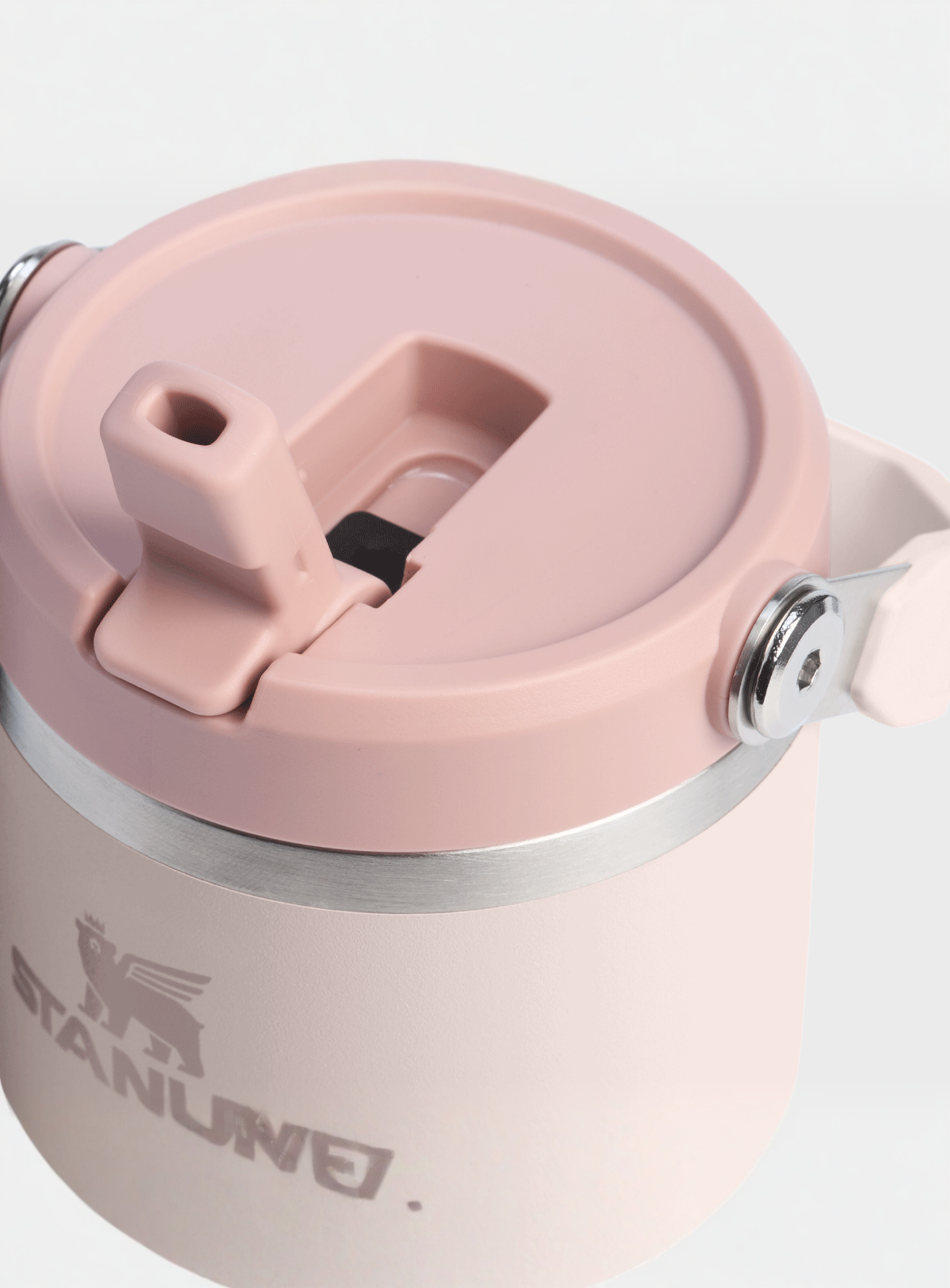 Stanley, The IceFlow™ Flip Straw 2.0 Tumbler 0.6L sage grey, light pink, Image 3 of 3