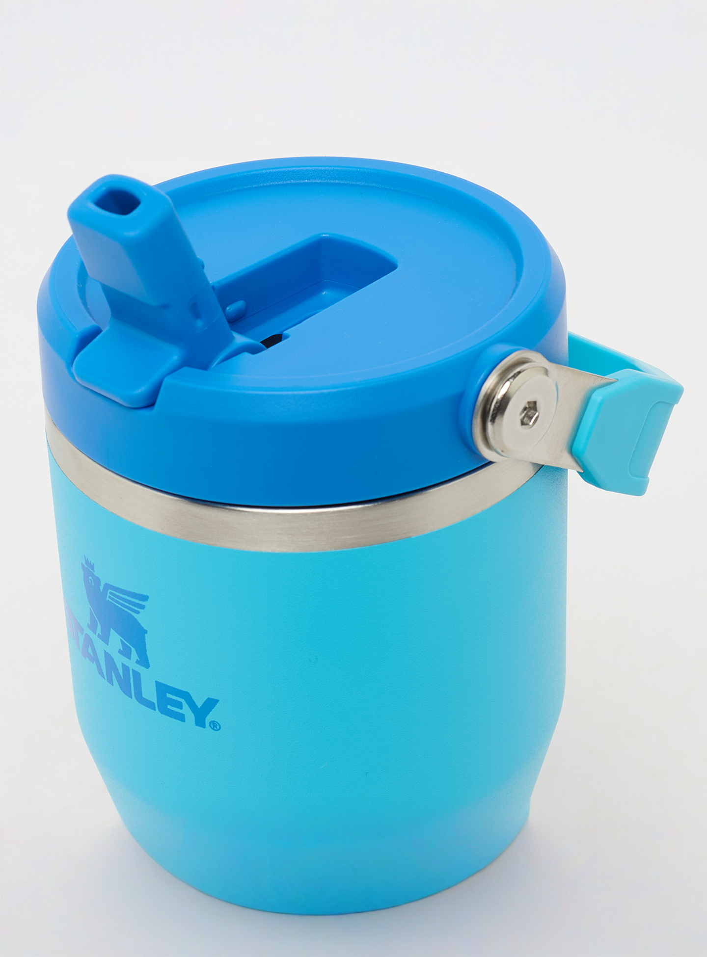 Stanley, The IceFlow™ Flip Straw 2.0 Tumbler 0.6L sage grey, blue, Image 3 of 3