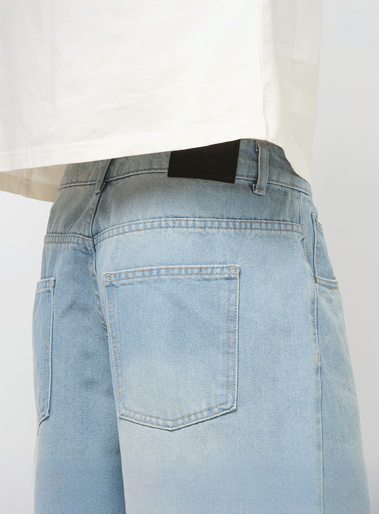 SNIPES, Jimmy Baggy Denim Shorts, blue, Image 4 of 5