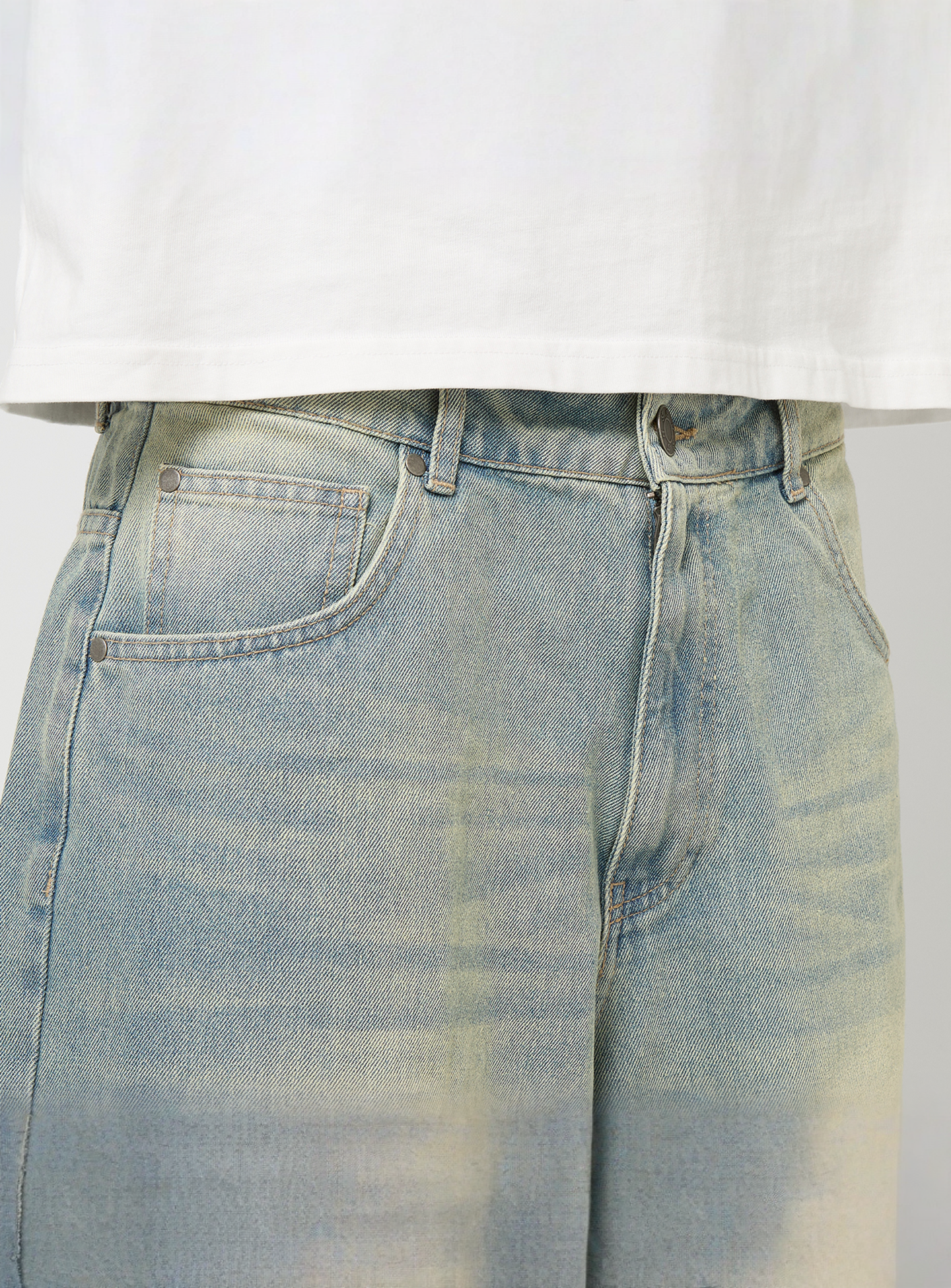 SNIPES, Jimmy Baggy Denim Shorts, blue, Image 3 of 5