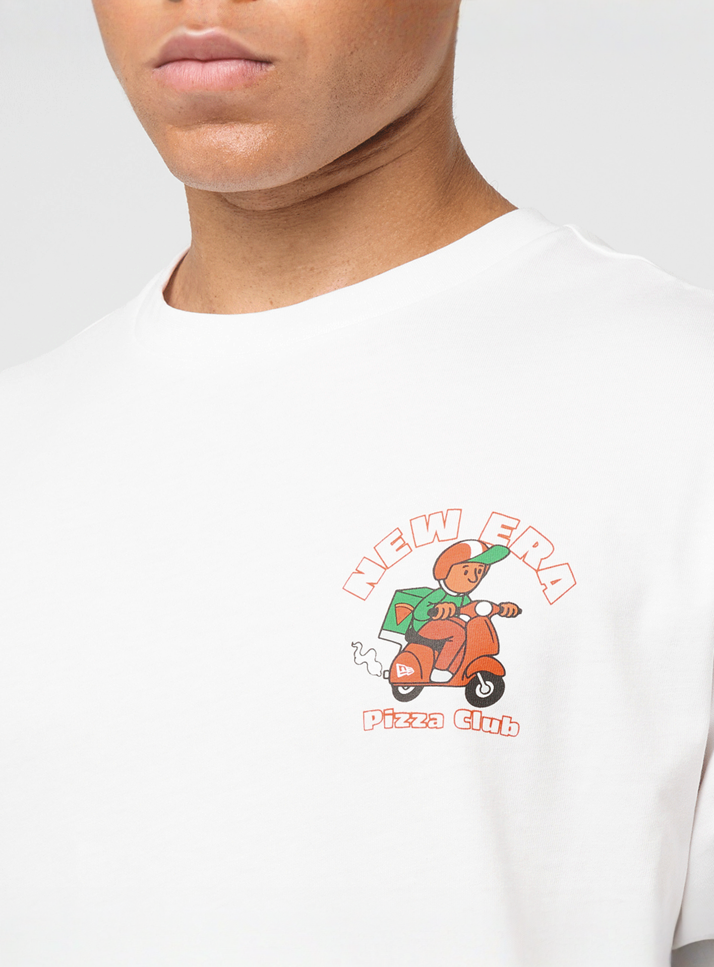 New Era, Overzised Graphic Tee, white, Image 3 of 6