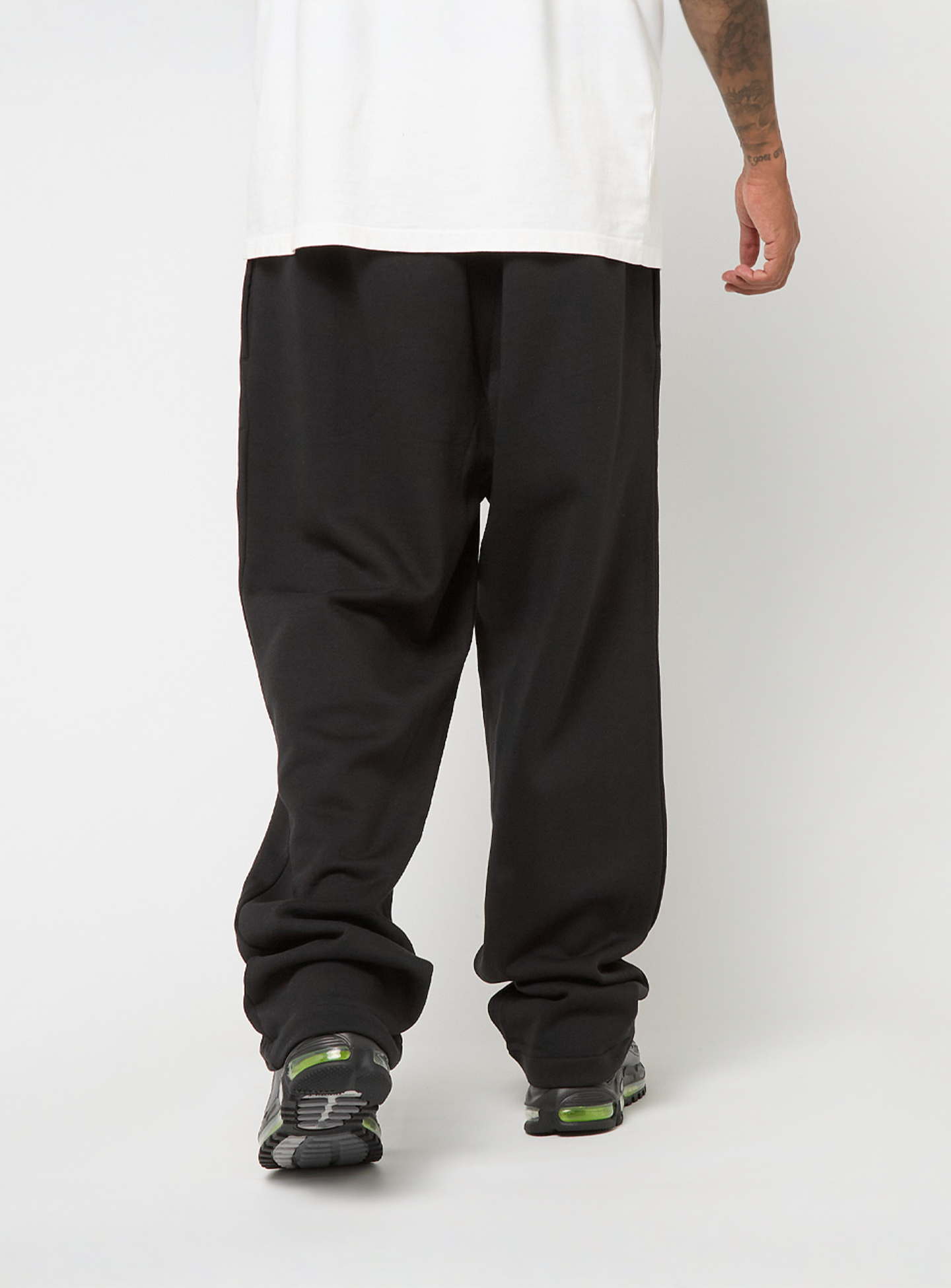New Era, NEW ERA STRAIGHT LEG JOGGER NEW ERA BLK, black, Image 2 of 4