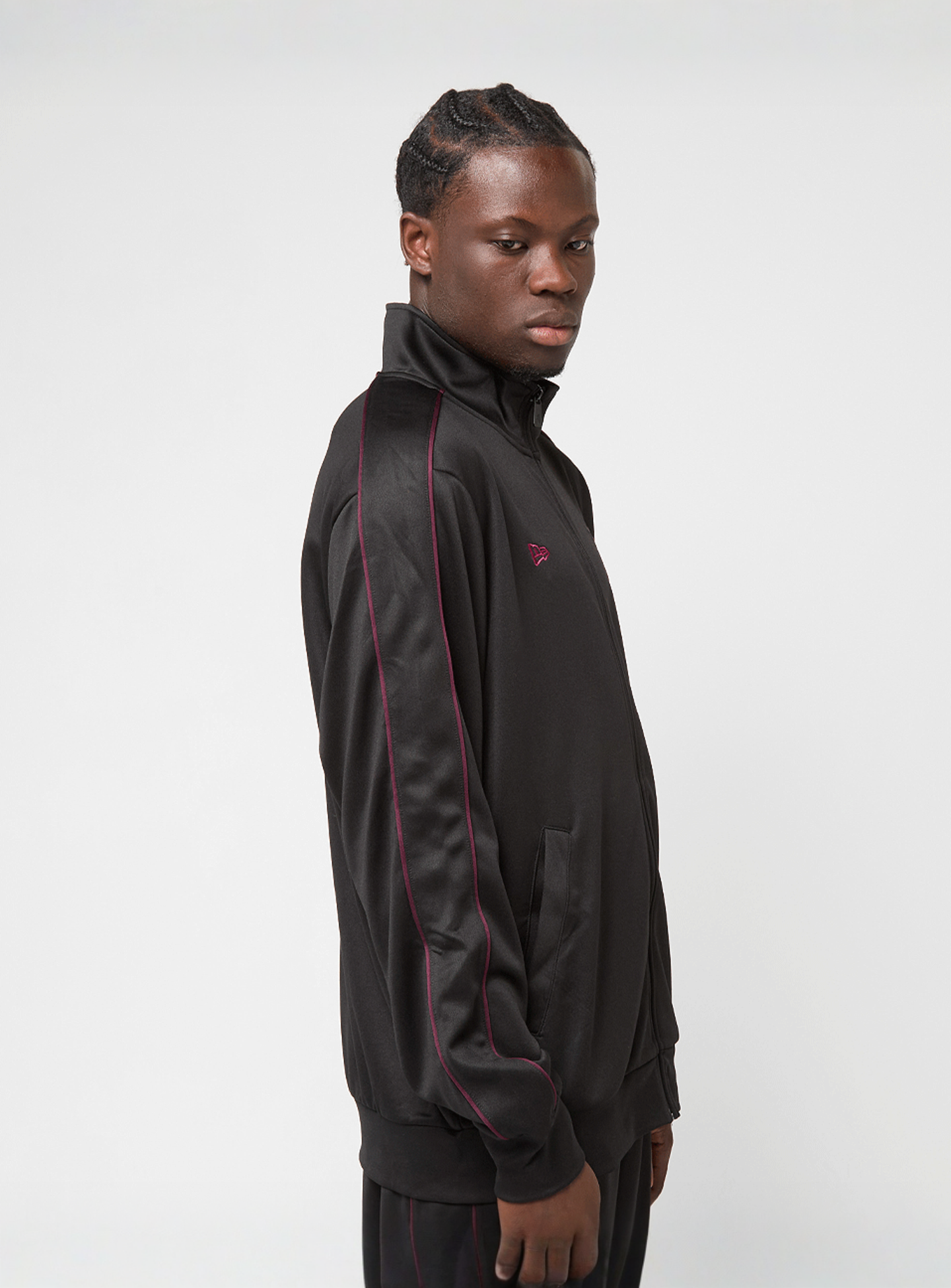 New Era, MLB Track Top New York Yankees, black, Image 4 of 6