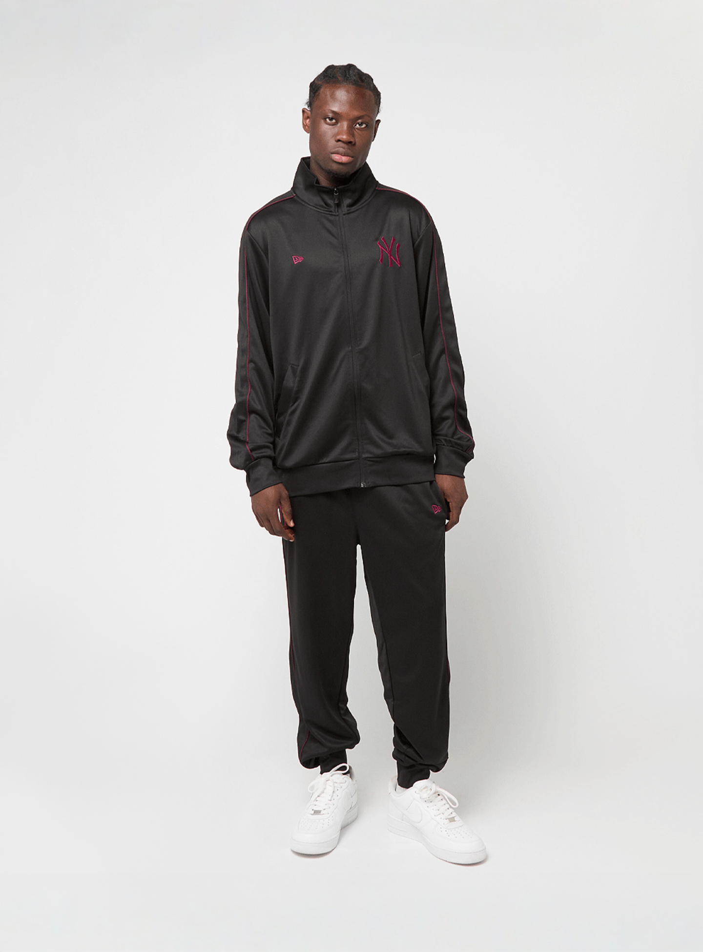 New Era, MLB Track Top New York Yankees, black, Image 6 of 6