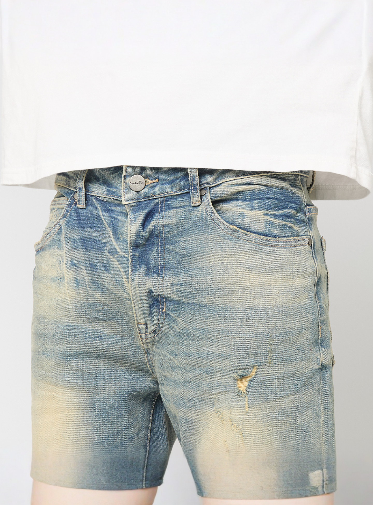 Smoke Rise, HEAVY WHISKER EFFECT JEANS OWNES BLUE, blue, Image 3 of 5